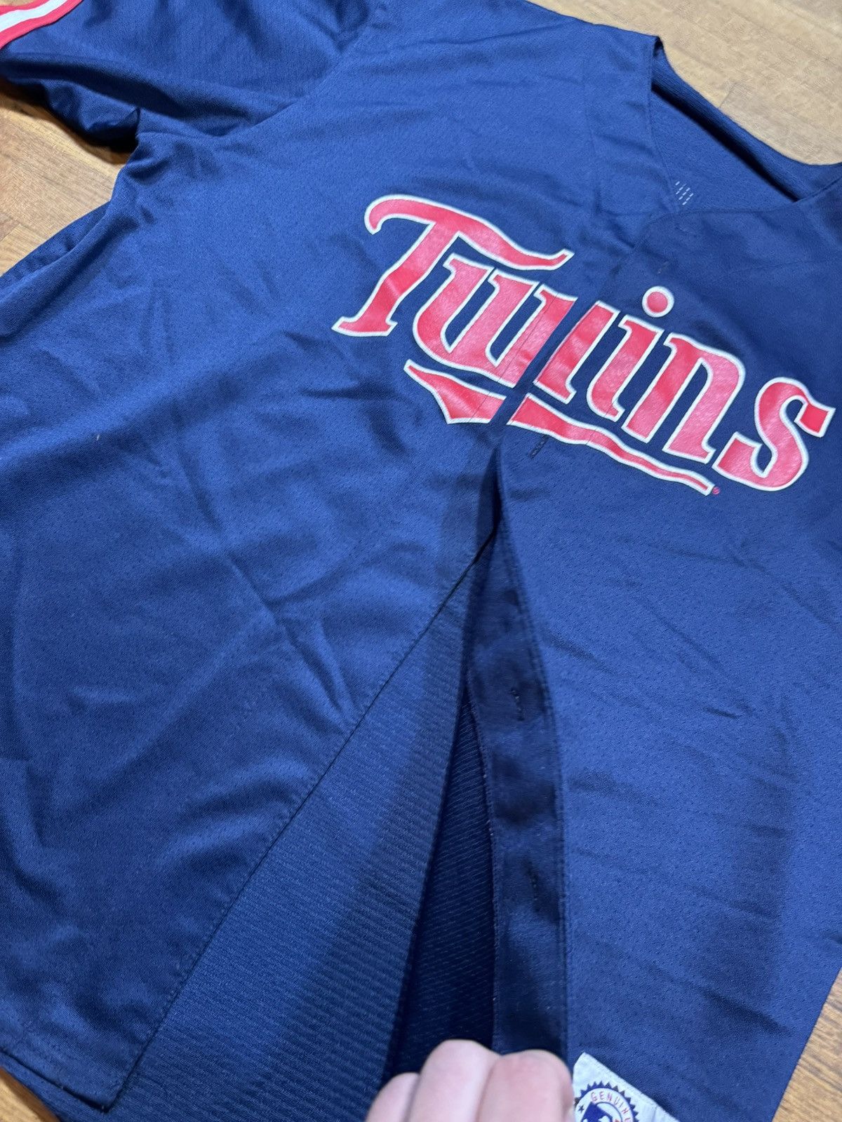Majestic Christian Guzman #15 Minnesota Twins MLB Vintage 90s Jersey Size US XXL / EU 58 / 5 - 11 Thumbnail