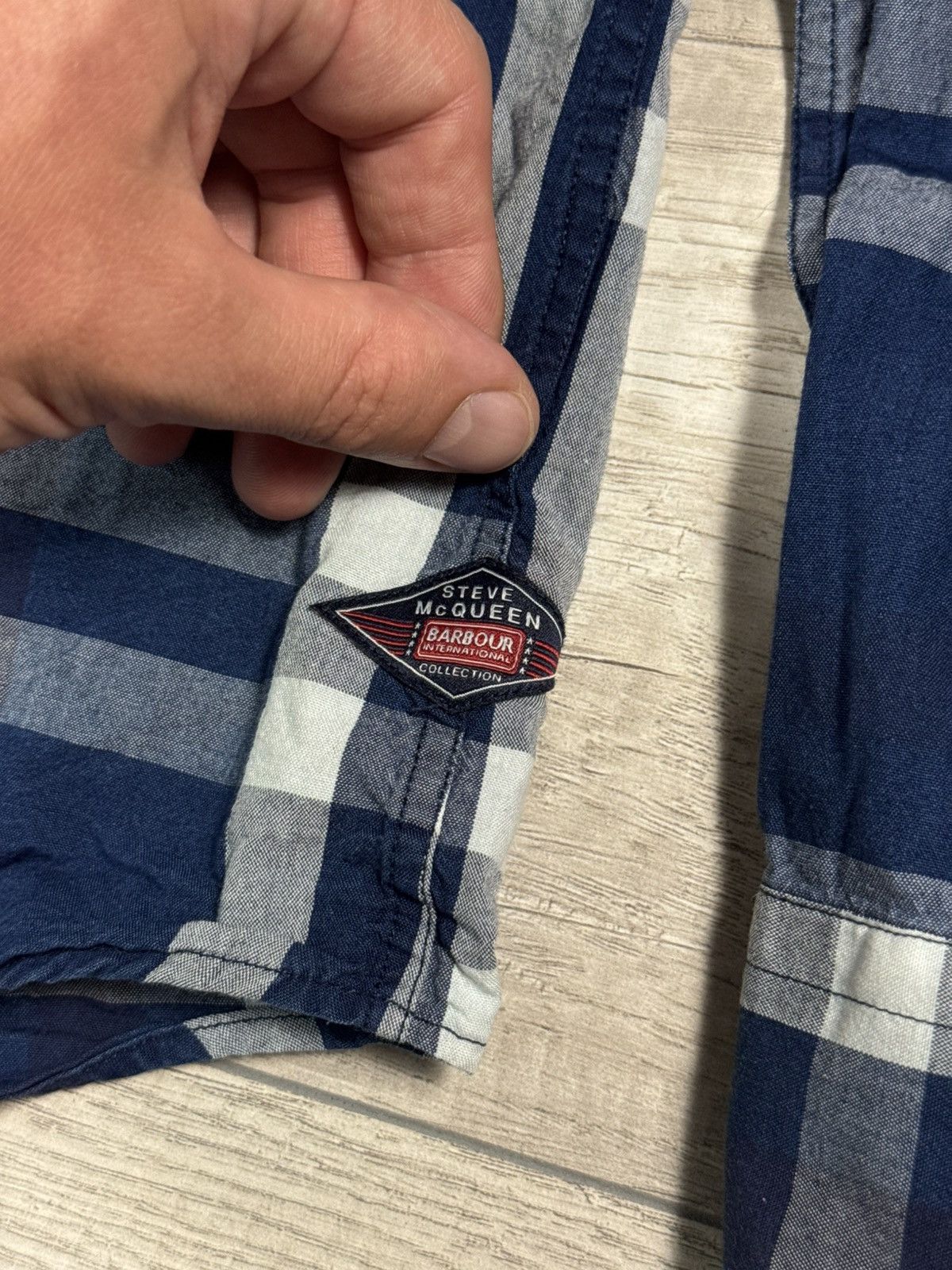 Barbour Barbour International Steve McQUEEN Checkered Slim Fit Shirt Size US M / EU 48-50 / 2 - 6 Thumbnail
