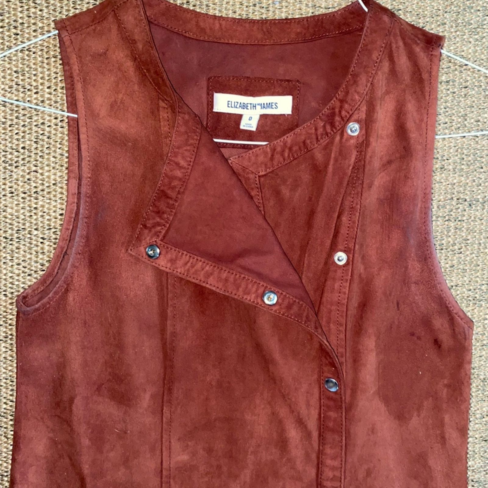Elizabeth and James $695 ELIZABETH AND JAMES Stanton Suede Shift Dress Size 0 Size XS / US 0-2 / IT 36-38 - 6 Thumbnail