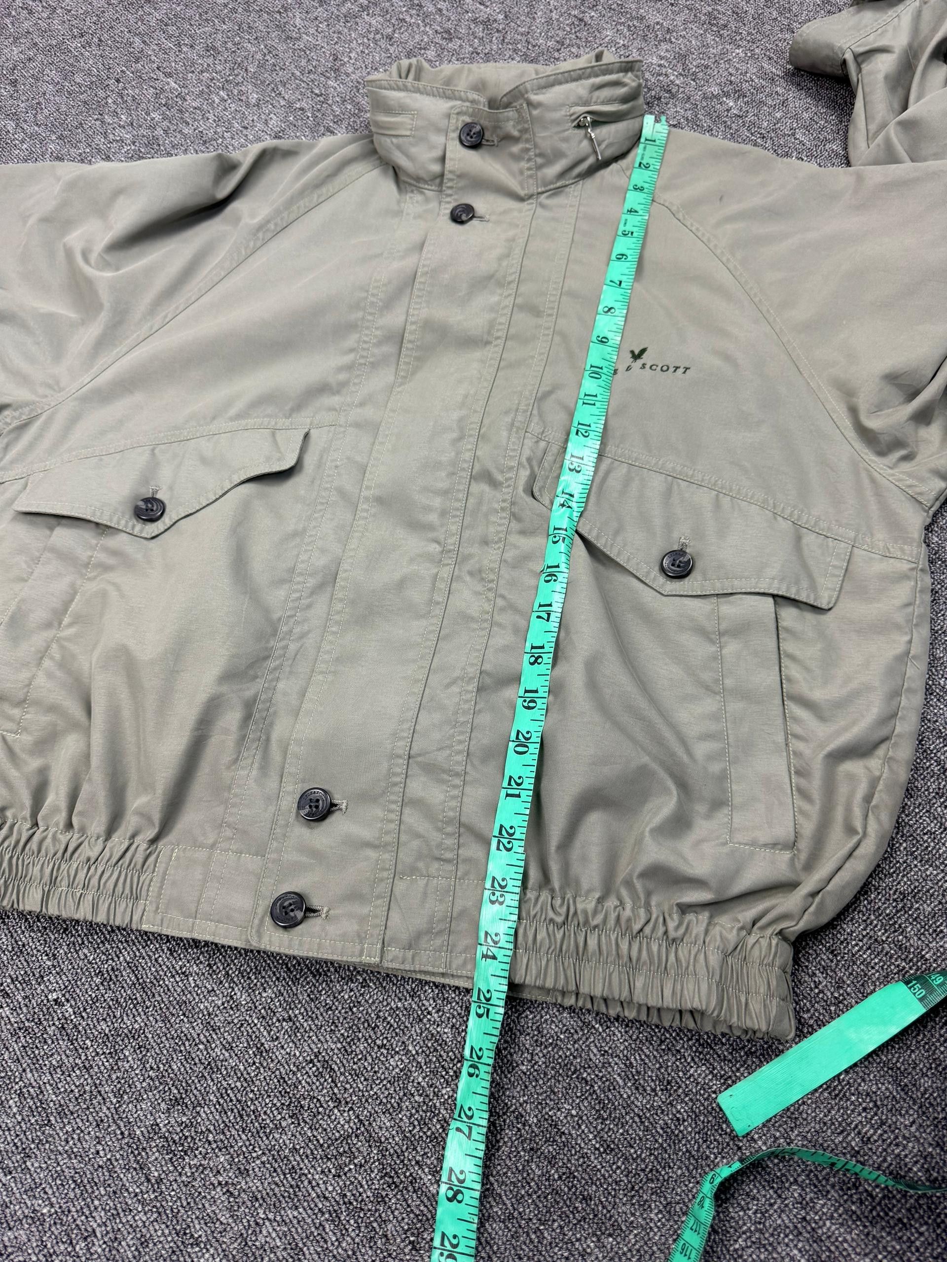 Lyle & Scott Vintage 90s Lyle & Scott Casual Light Bomber Jacket Size US L / EU 52-54 / 3 - 13 Thumbnail