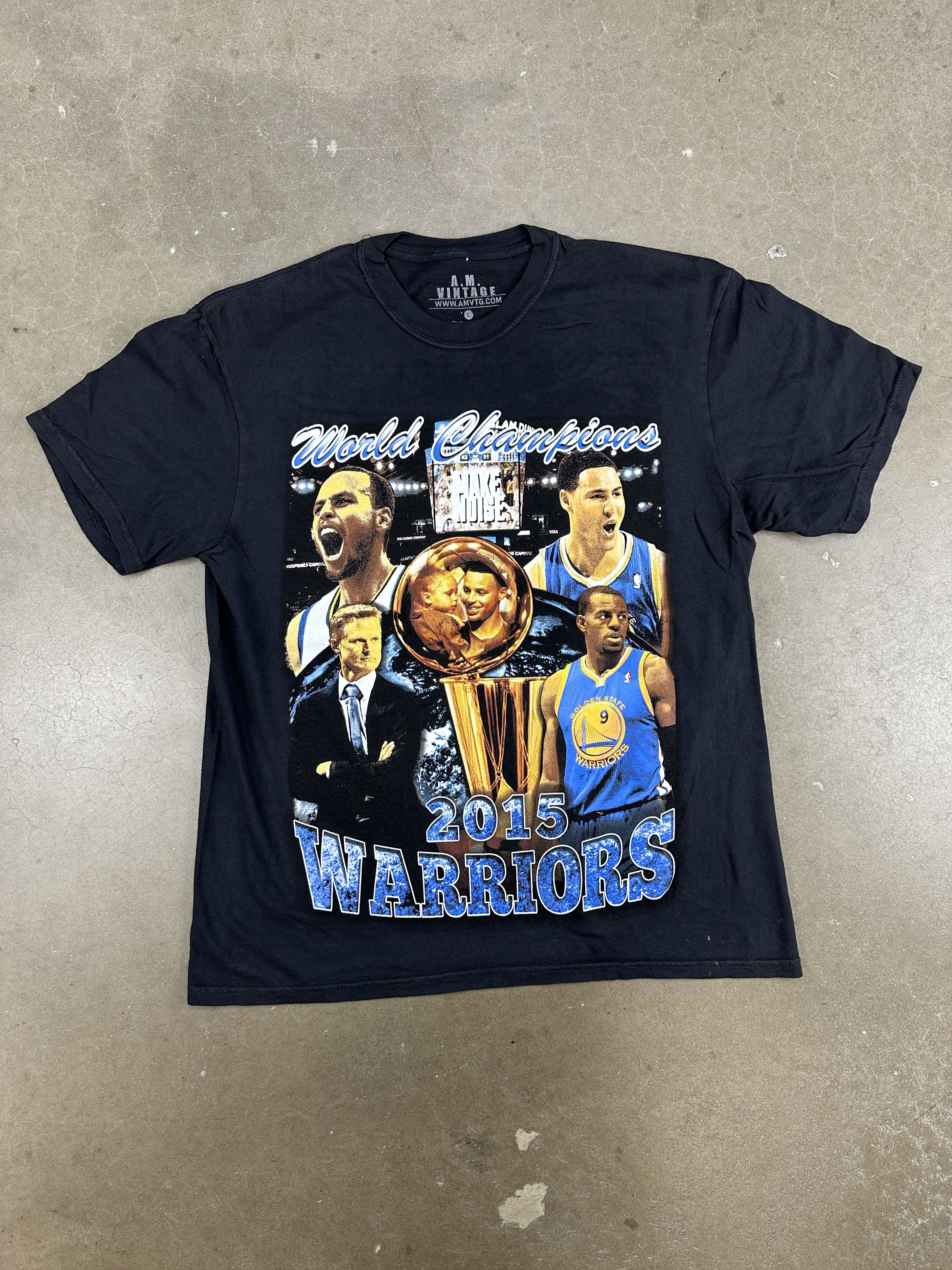 Other A.M. VINTAGE 2015 WARRIORS CHAMPIONS TEE - L Size US L / EU 52-54 / 3 - 1 Thumbnail