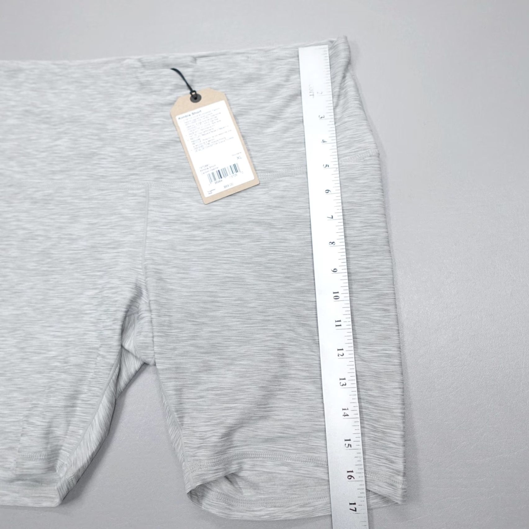 Prana Prana Kimble Shorts High Rise Athletic Carbon Heather 1970881 Women's XL Athletic Shor ts CrossFit Gym Yoga Pockets Breathable Elastic Waist Size 40" / US 18 - 5 Thumbnail