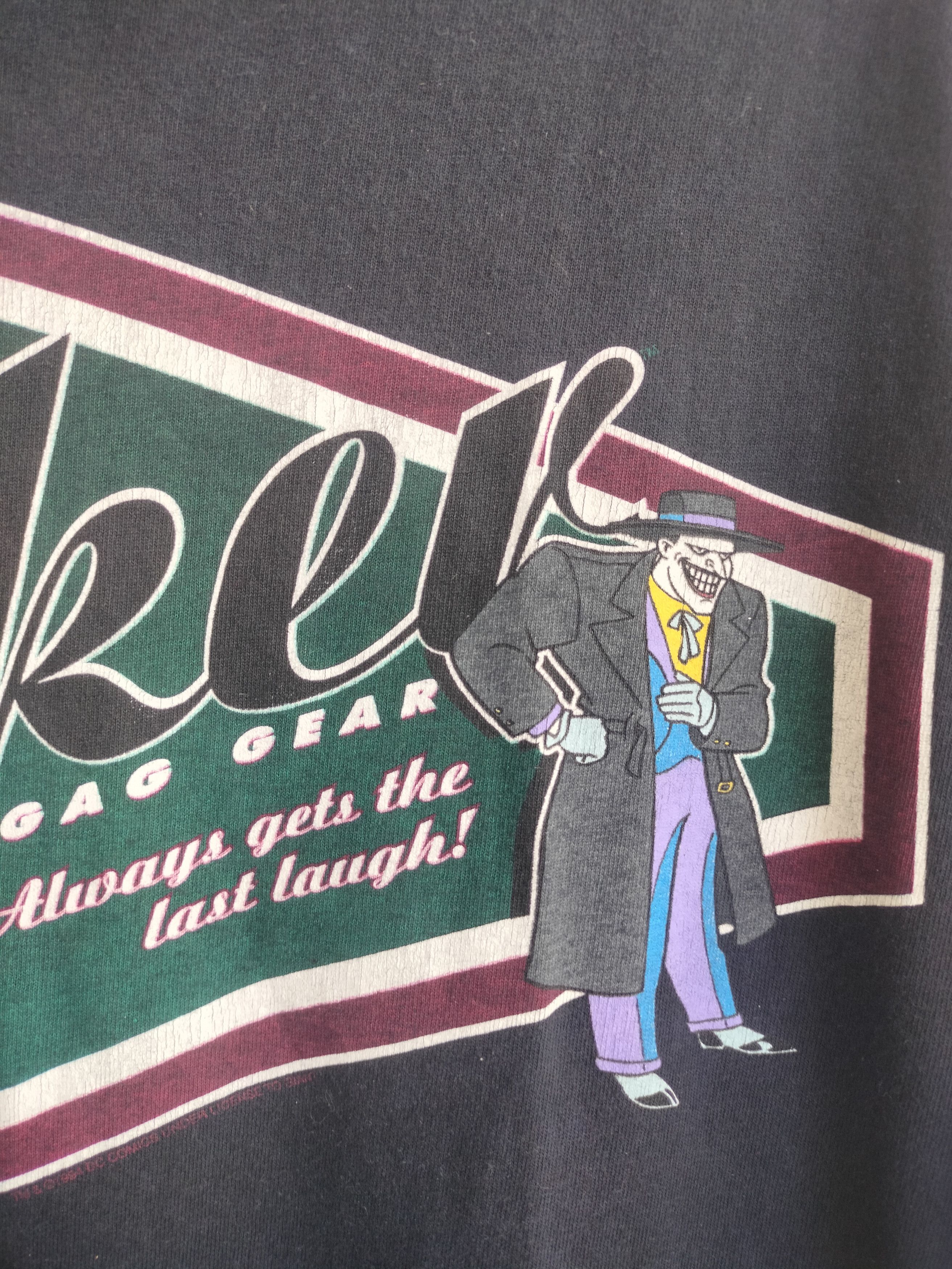 Vintage RARE! VINTAGE BATMAN ANIMATED JOKER HARLEY CARTOON 90`S TEE Size US L / EU 52-54 / 3 - 6 Thumbnail
