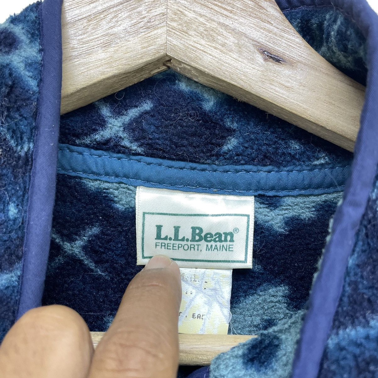 L.L. Bean × Vintage 💥Vintage Ll bean Fleece Pull Over Half Button Jacket Size US S / EU 44-46 / 1 - 3 Thumbnail