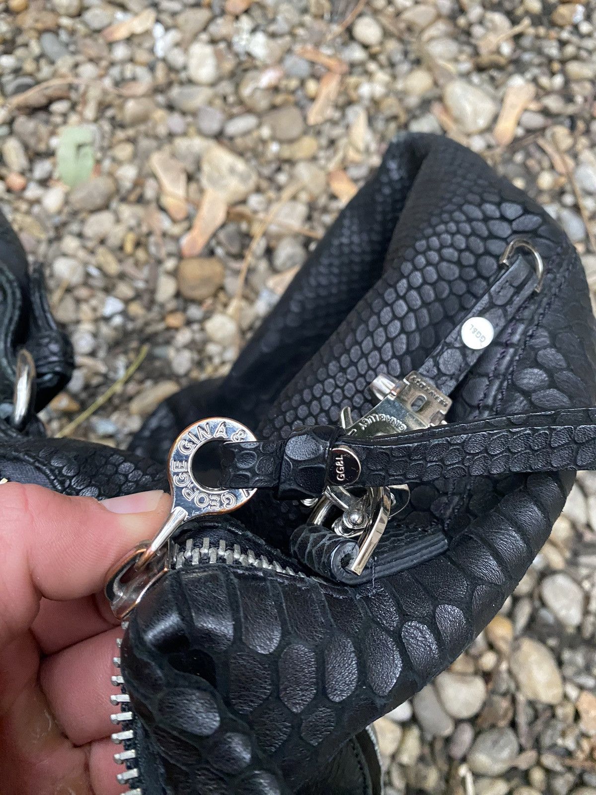 George Gina & Lucy George Gina & Lucy GGL Python Leather Handbag Size ONE SIZE - 10 Thumbnail