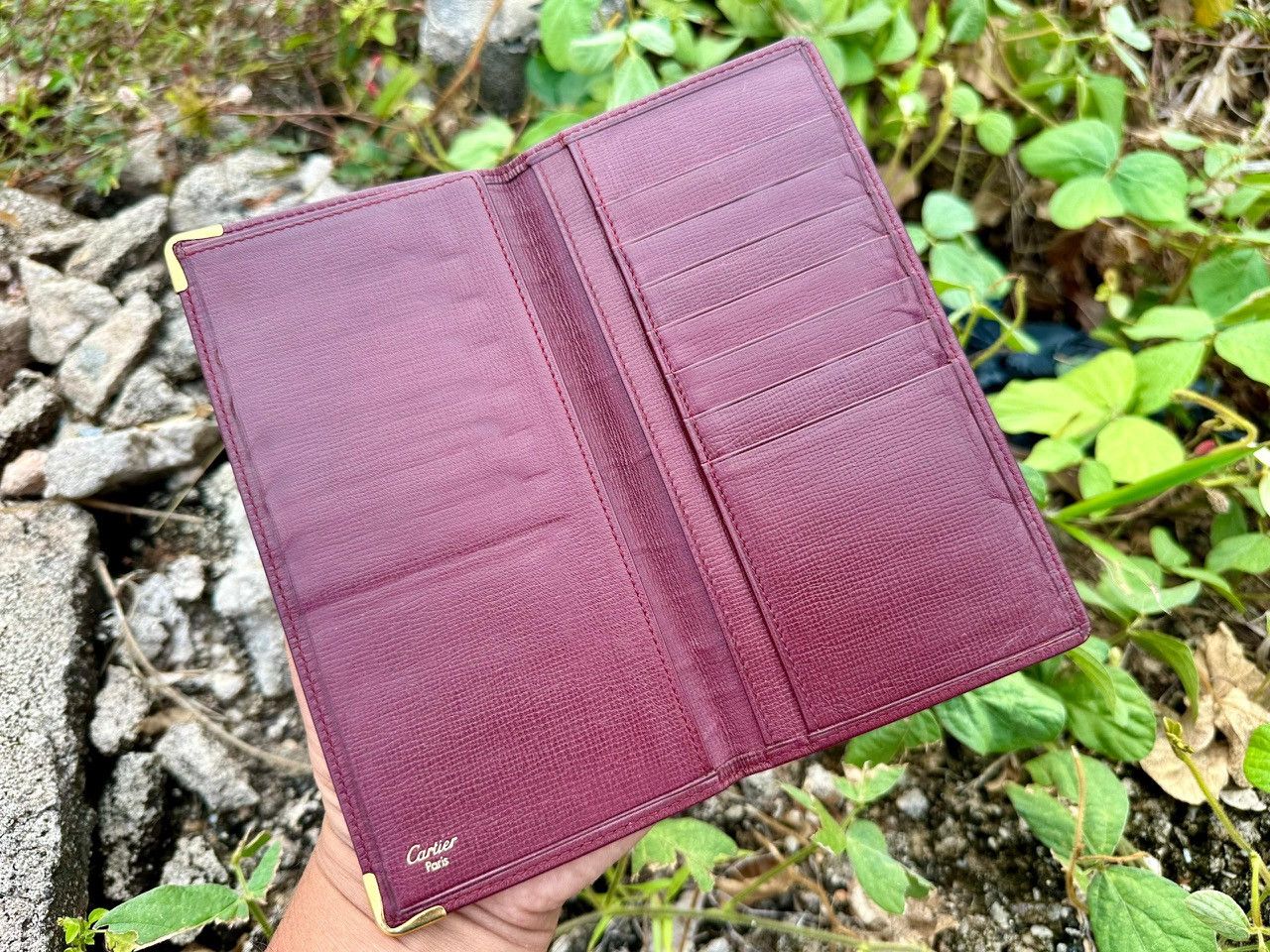 Cartier Authentic Cartier Paris Leather Long Card Wallet Size ONE SIZE - 7 Thumbnail