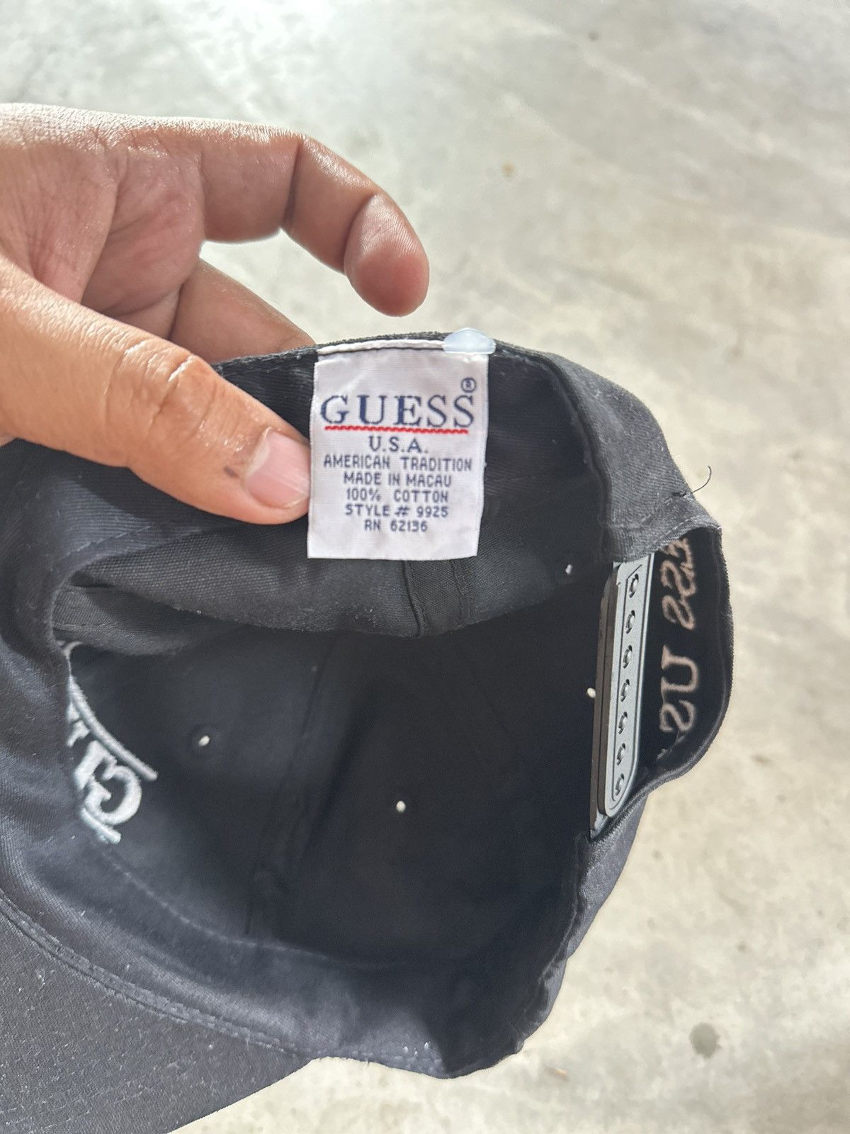 Guess × Vintage Guess Sport Vintange Cap Size ONE SIZE - 3 Thumbnail