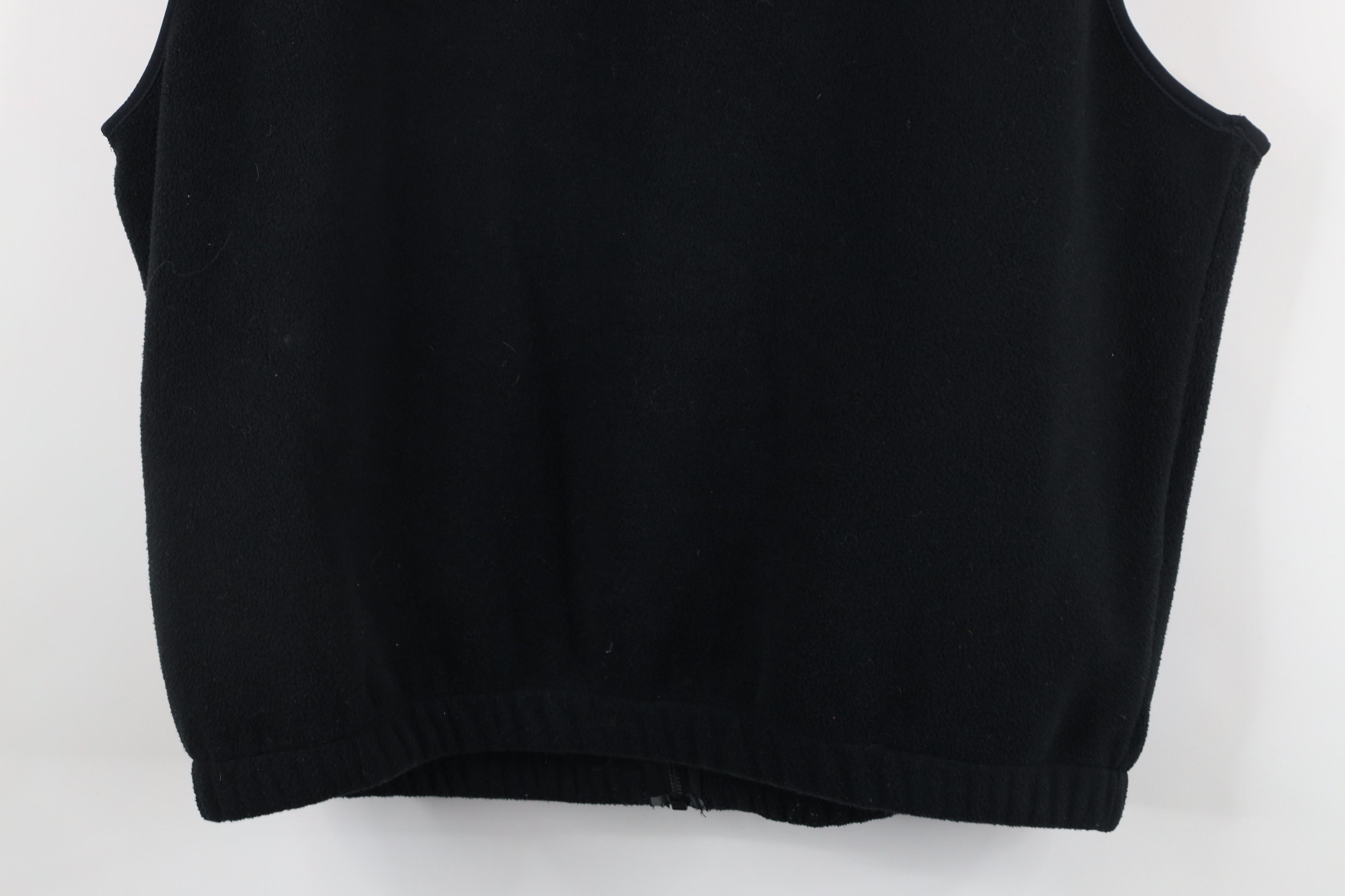 Eddie Bauer × Vintage Vintage 90s Eddie Bauer Script Fleece Vest Jacket Black Size US L / EU 52-54 / 3 - 13 Thumbnail
