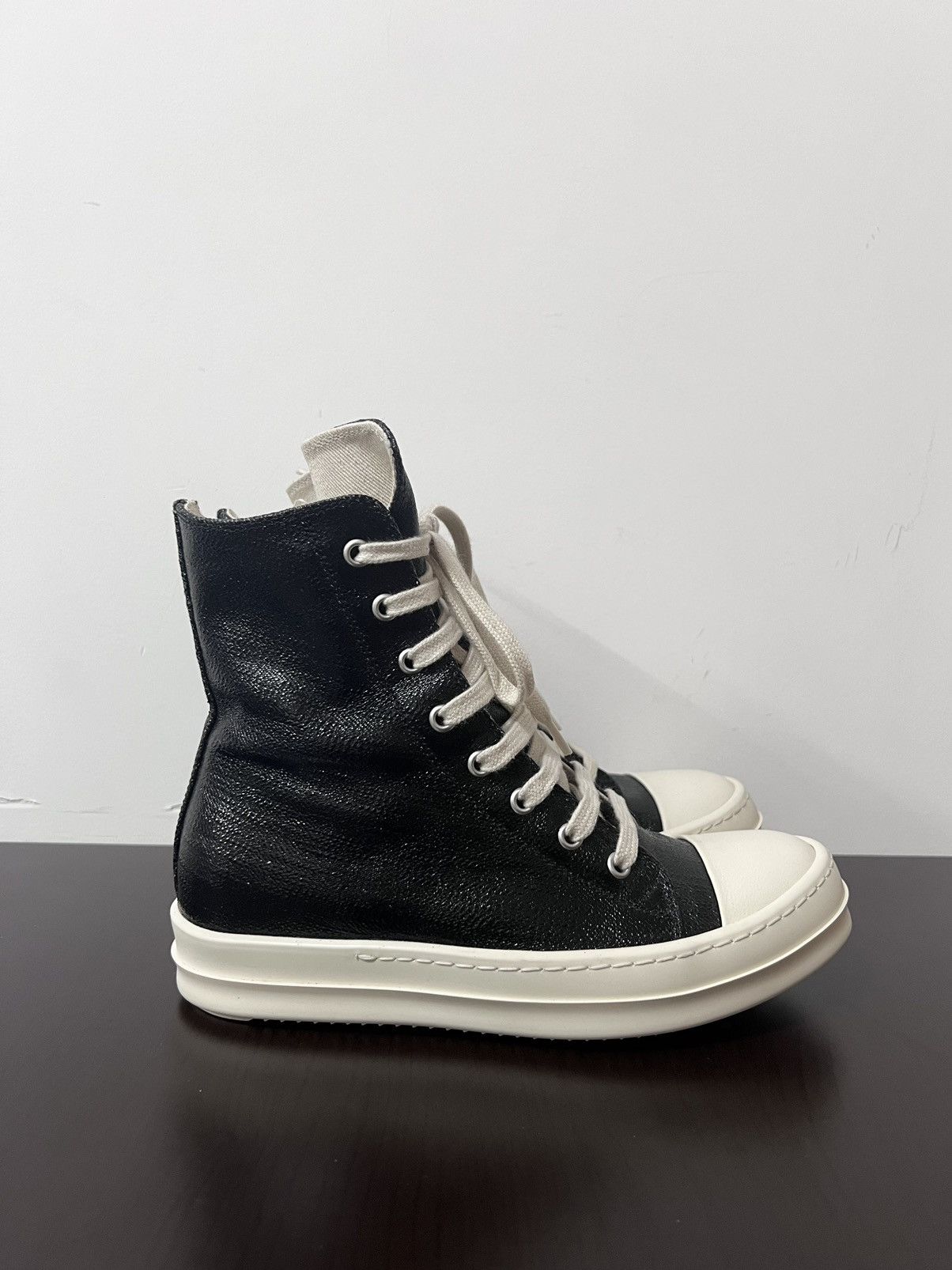 Rick Owens Drkshdw Rick owens ramones high top sneakers sz 36 Size US 6 / IT 36 - 4 Thumbnail
