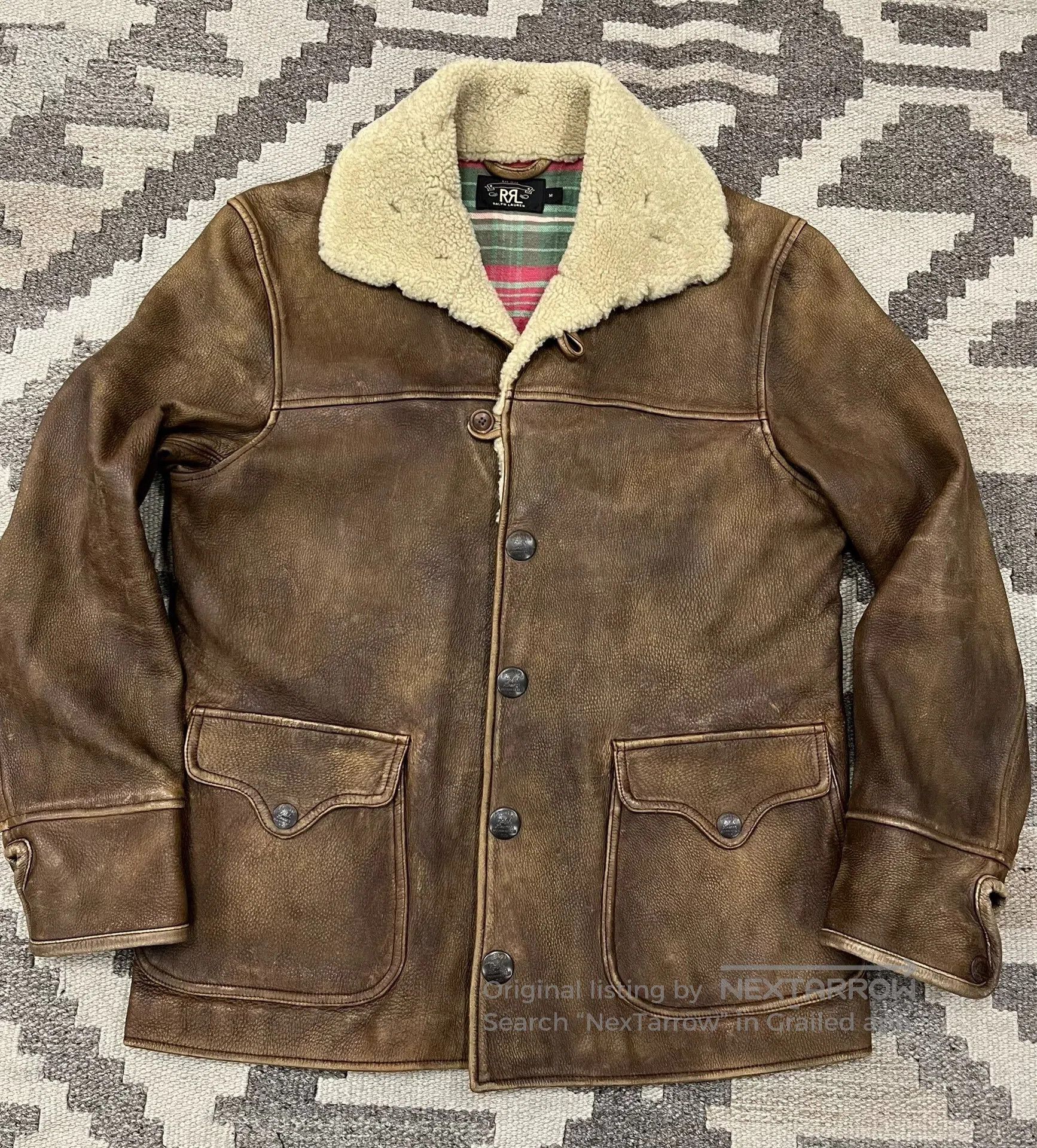 RRL Ralph Lauren Ralph Lauren RRL Leather Fur. Size US M / EU 48-50 / 2 - 1 Thumbnail