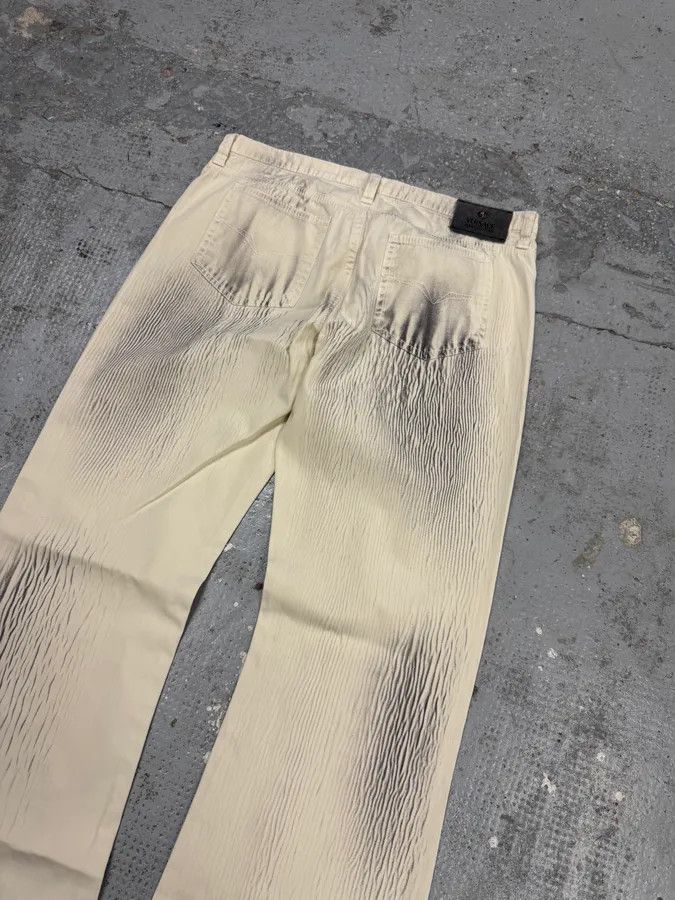 Versace AW2004 Versace Overprint White Pants Size US 28 / EU 44 - 3 Thumbnail