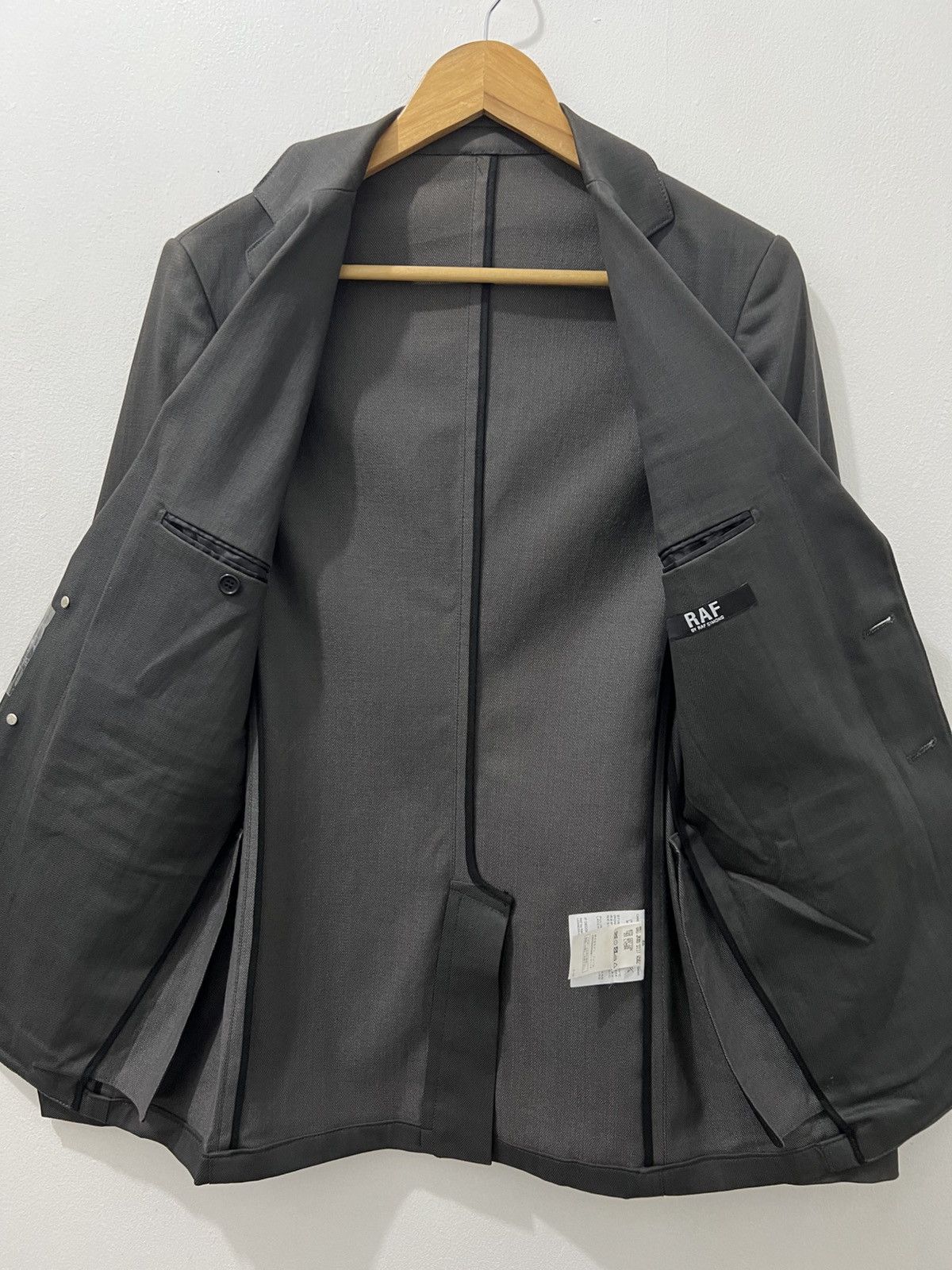 Raf Simons RAF by RAF Simons - Wax Coated Coat Jacket Size 46R - 2 Thumbnail