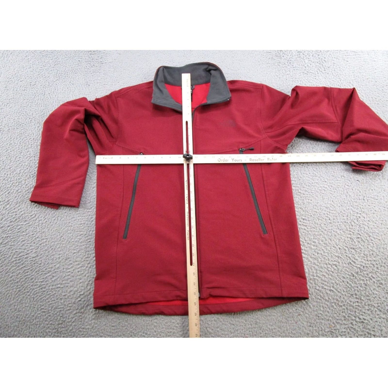 The North Face The North Face Mens Red Full Zip Flashdry Jacket Regular Size L Outdoors Zip Pockets Ski Winter Fall Size US L / EU 52-54 / 3 - 6 Thumbnail