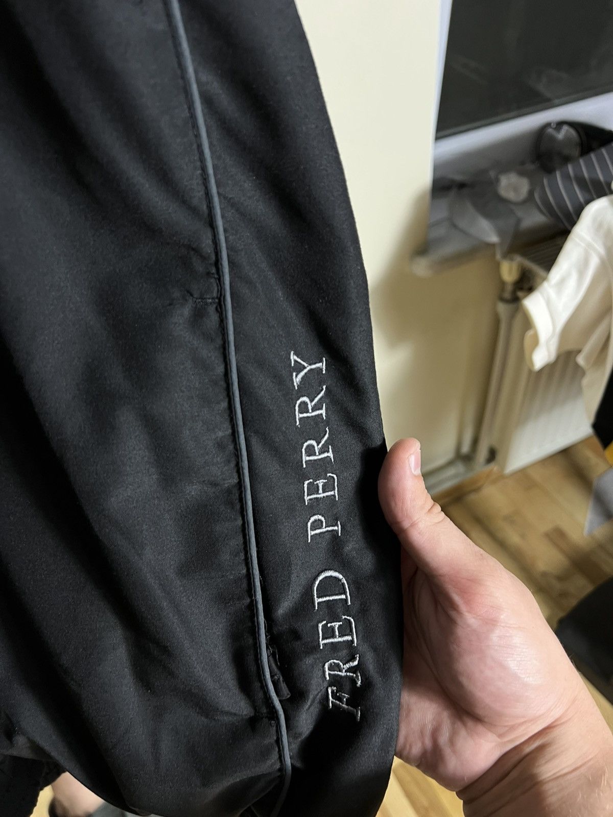 Fred Perry Fred Perry Track Jacket Black Vintage Rare Logo Y2K Size US XL / EU 56 / 4 - 5 Thumbnail