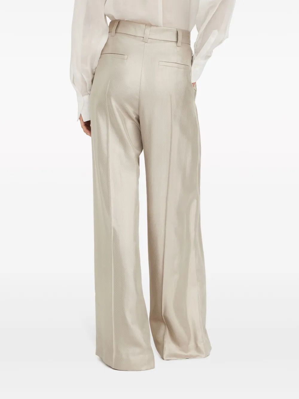 Brunello Cucinelli o1w1db10825 Pant in Open Beige Size 26" / US 2 / IT 38 - 2 Thumbnail