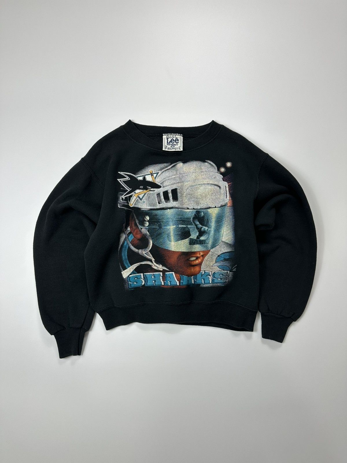 Lee Anaheim Ducks 90's Lee Sport Sweatshirt Shark Made In USA Size M / US 6-8 / IT 42-44 - 1 Thumbnail