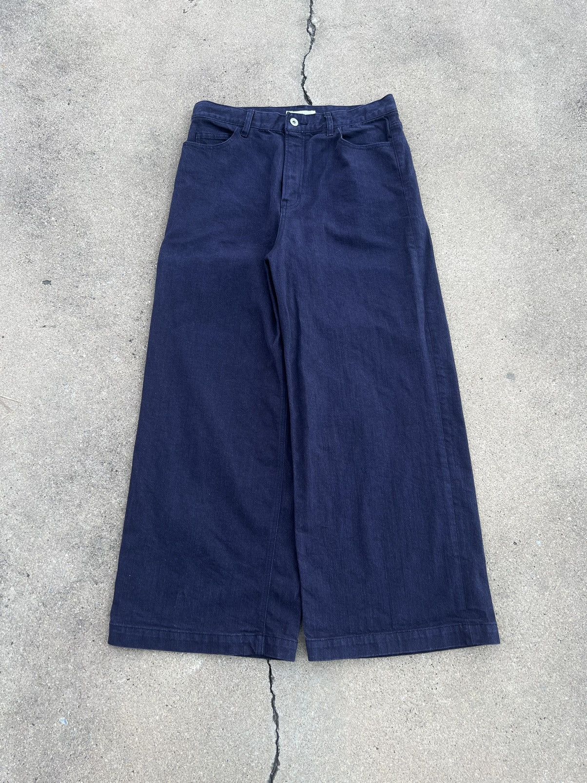 Vintage Japanese brand Wide Leg Pants Size US 32 / EU 48 - 2 Thumbnail