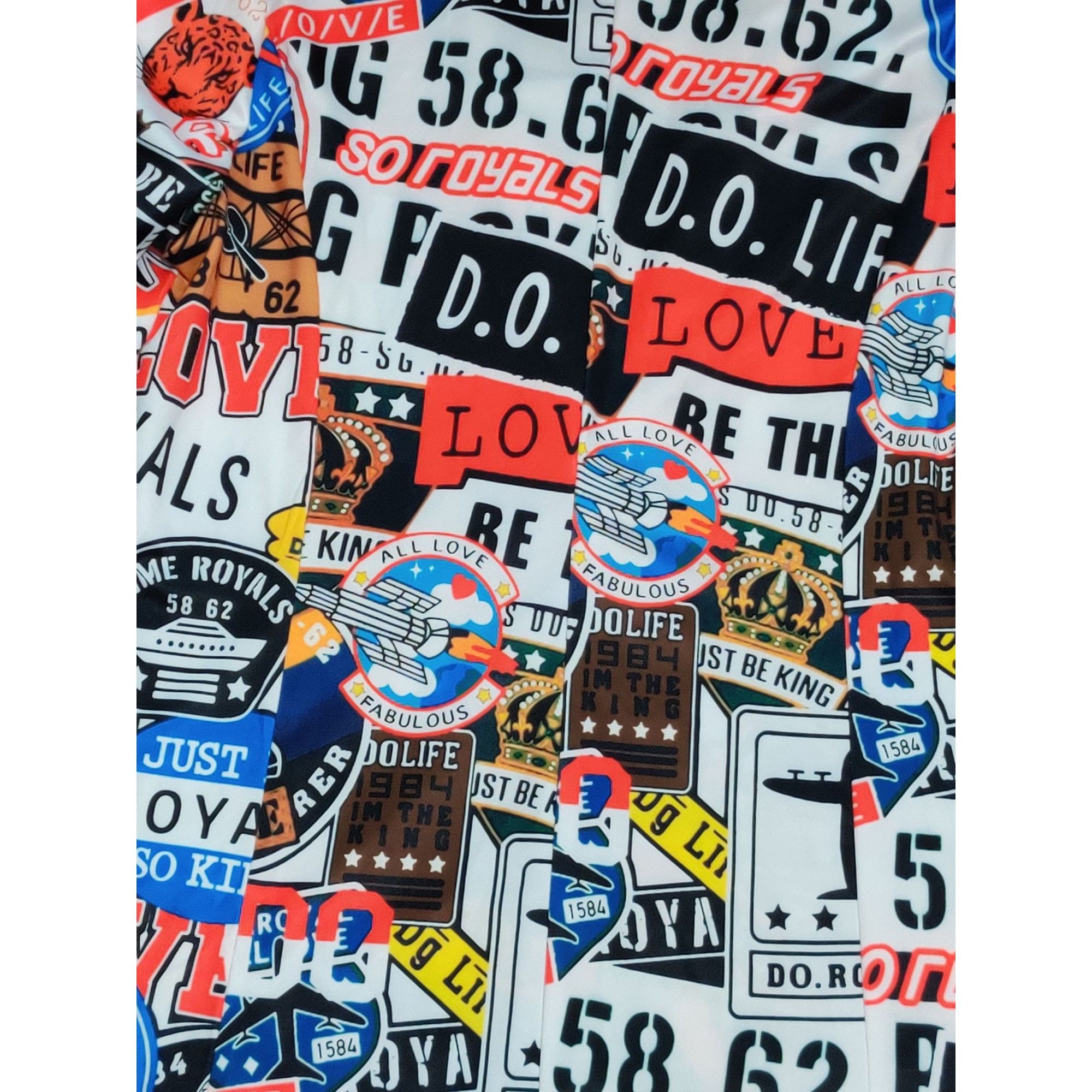 Other Retro Graphic Print Blazer Jacket Size M Multicolor Pop Art Size M / US 6-8 / IT 42-44 - 5 Thumbnail