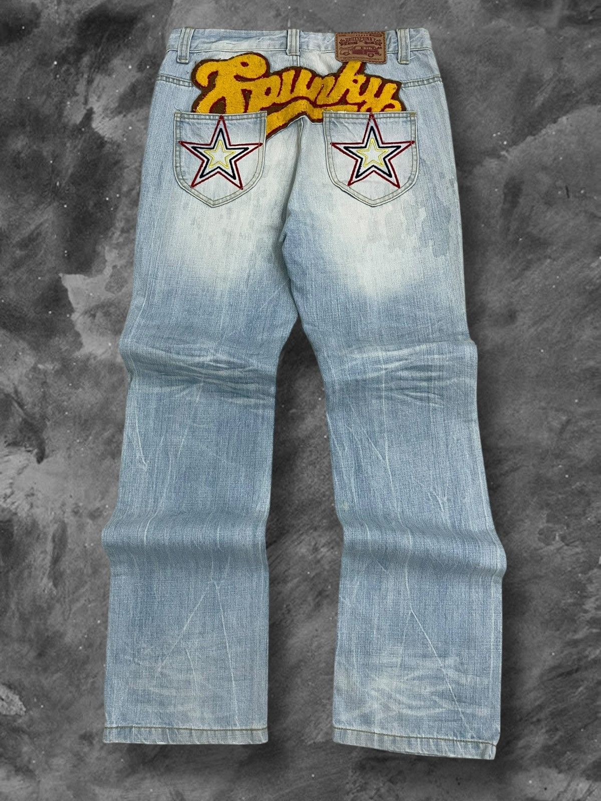 Hysteric Glamour Vintage 1999s Rare Style Designer Buzzspunky Artwork Denim Size US 30 / EU 46 - 10 Thumbnail
