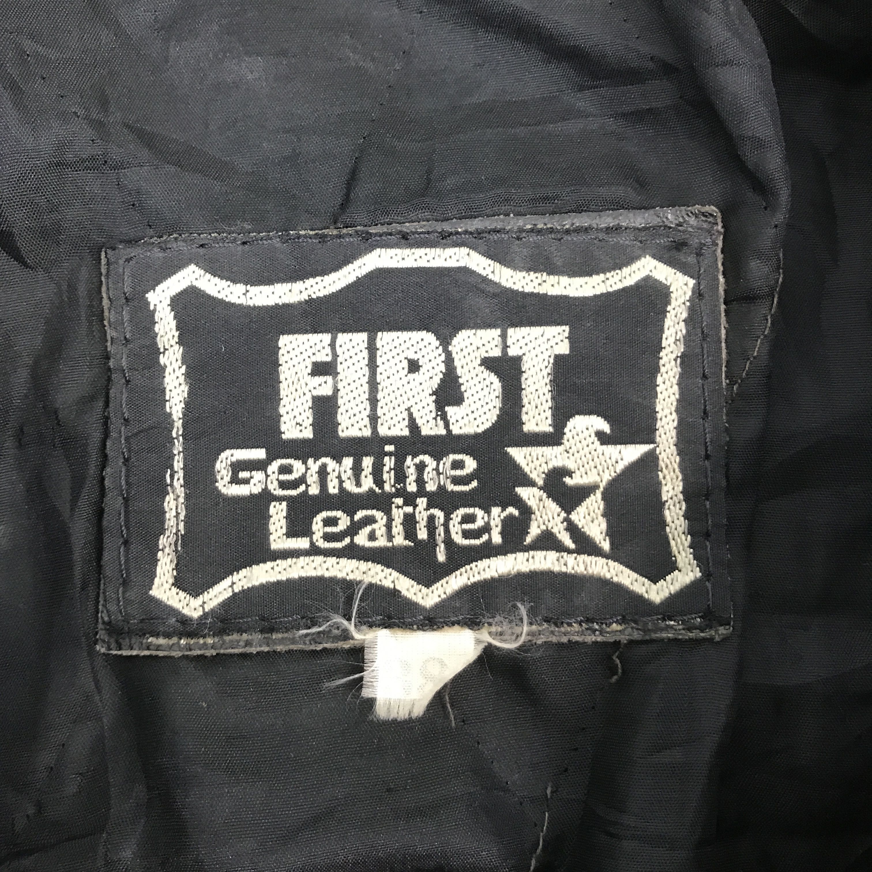 First MFG Co. × Japanese Brand FIRST DOUBLE COLLAR LEATHER JACKET Size US M / EU 48-50 / 2 - 11 Thumbnail