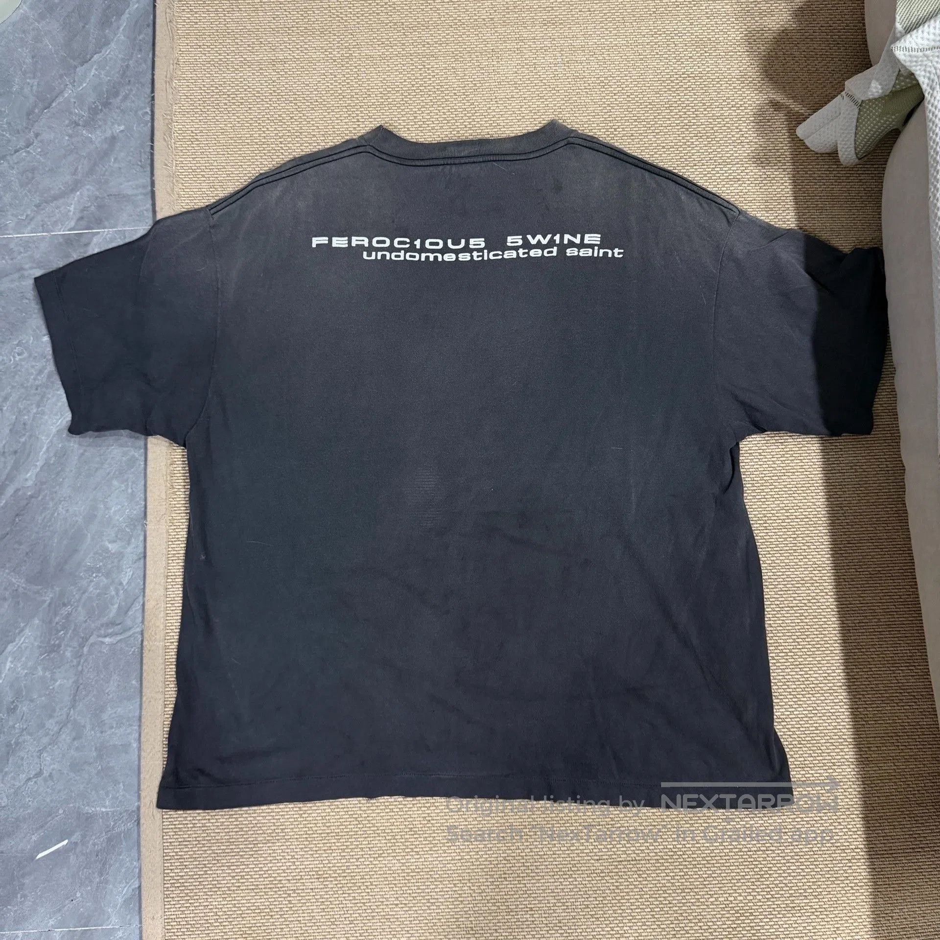 Saint Michael Saint Michael Dark Alien Washed Short Sleeve. Size US XXL / EU 58 / 5 - 2 Thumbnail
