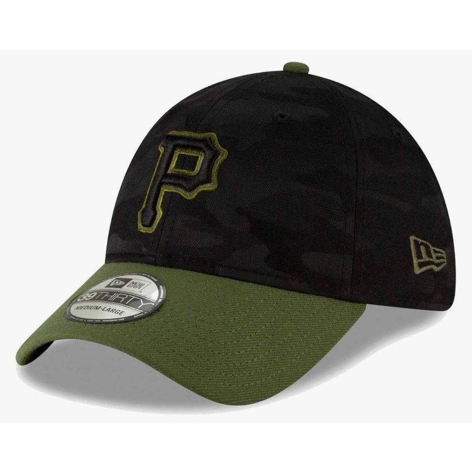 New Era New Era Pittsburgh Pirates Camo 39Thirty Flex Hat Mens NEW Size ONE SIZE - 3 Thumbnail
