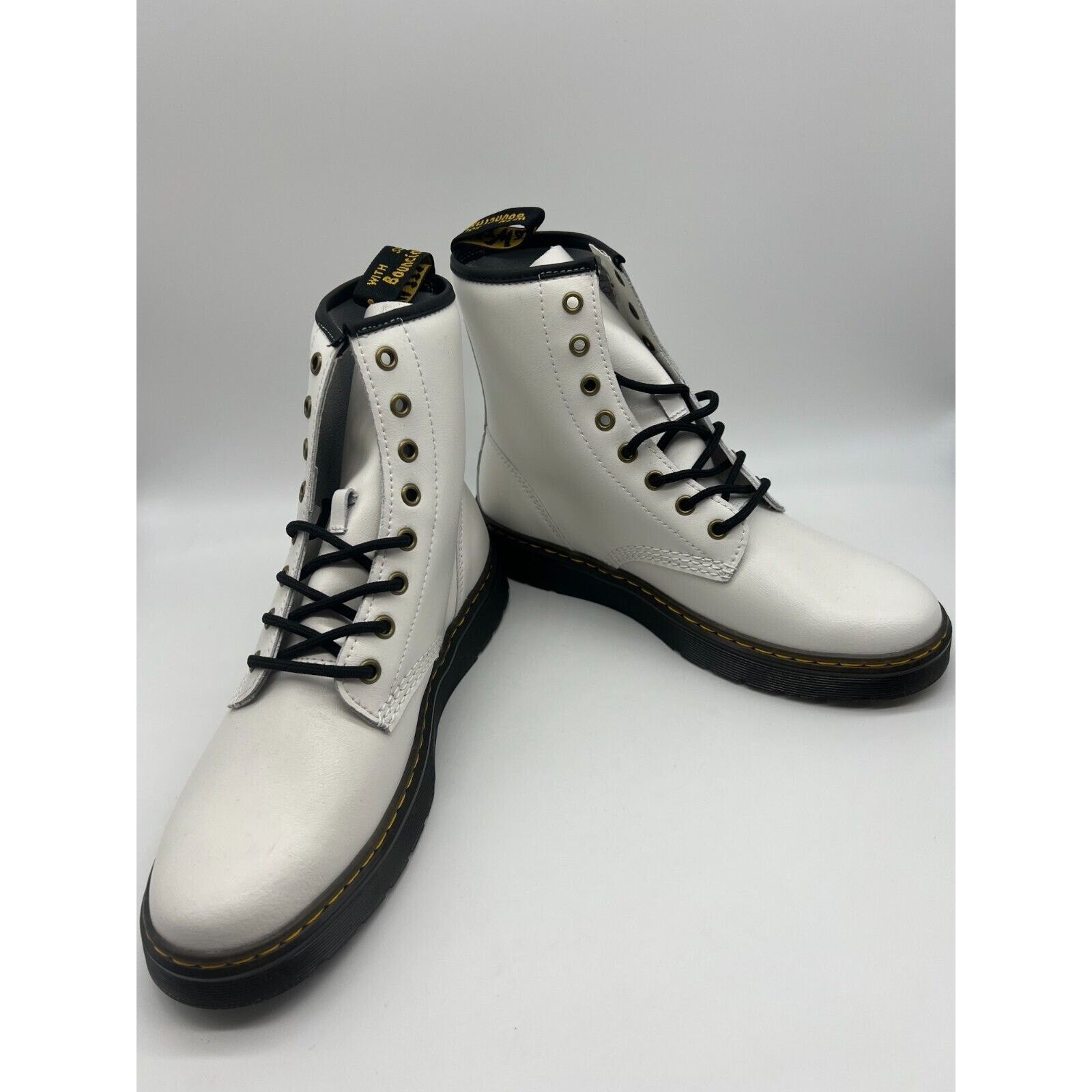 Dr. Martens Dr Martens Zavala Boots White Patent Leather Women Sz 10 NEW Size US 10 / IT 40 - 3 Thumbnail