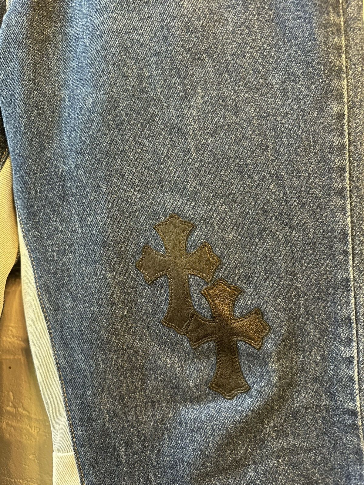 Chrome Hearts × Gallery Dept. × Levi's CHROME HEARTS FLARED GALLERY PATCH DENIM Size US 33 - 5 Thumbnail
