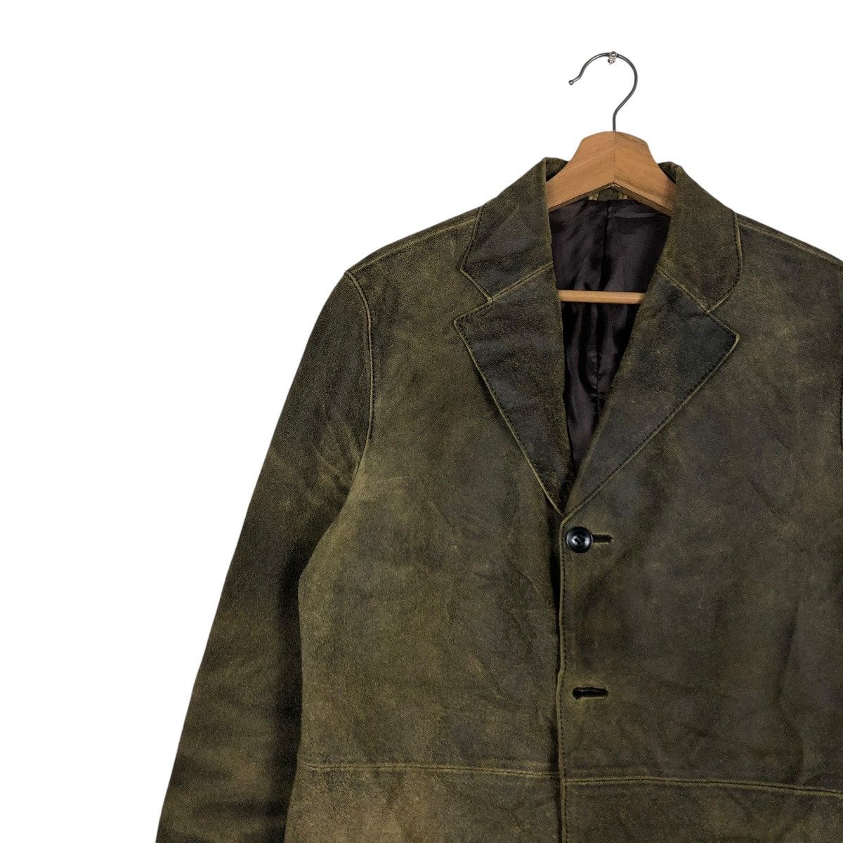 Japanese Brand 🔥VINTAGE BIKER LEATHER JACKET CHORE TORNADO MART Size US M / EU 48-50 / 2 - 9 Thumbnail