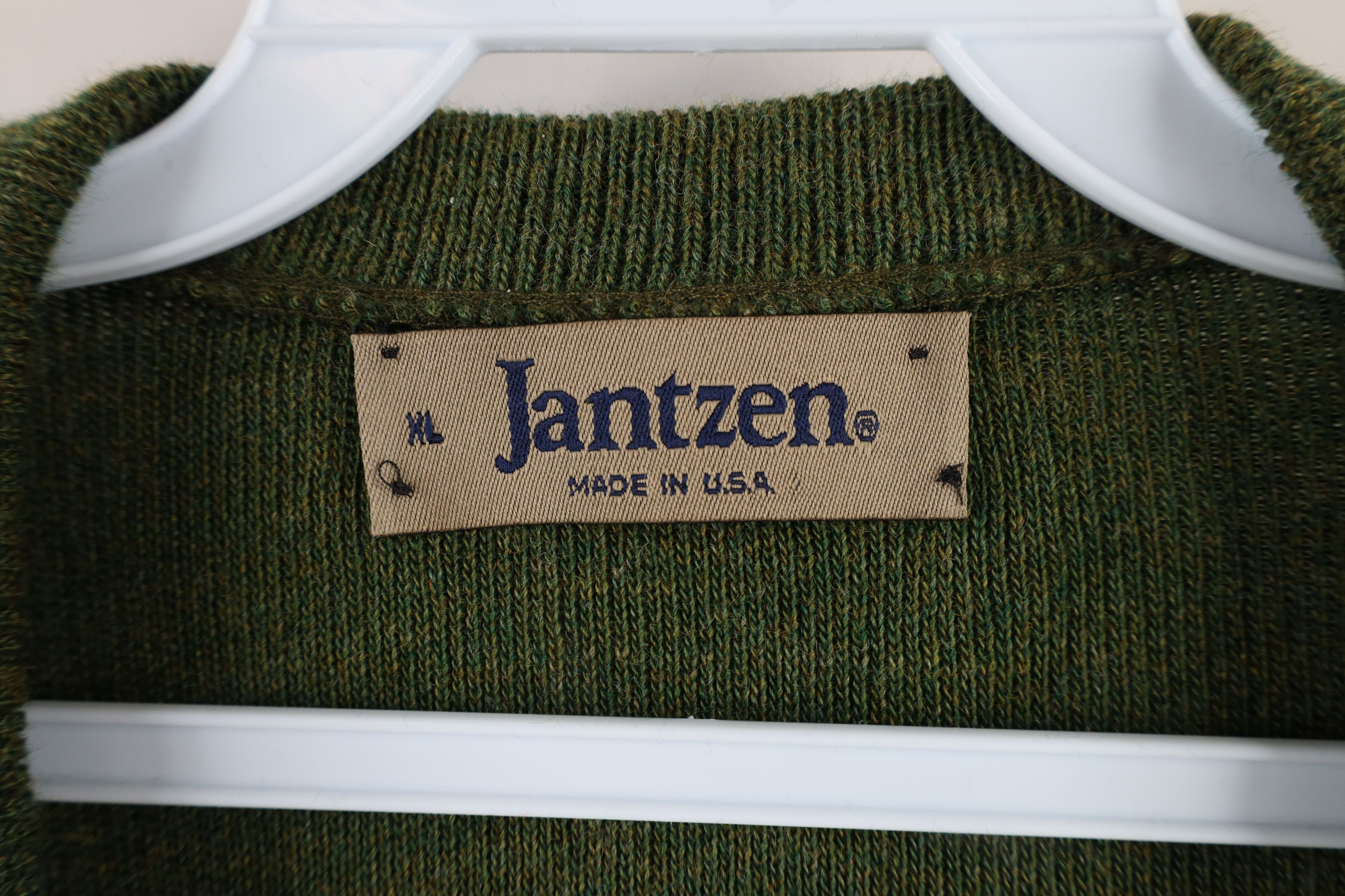 Vintage Deadstock Vintage 90s Streetwear Sweater Loden Green USA Size US XL / EU 56 / 4 - 6 Thumbnail