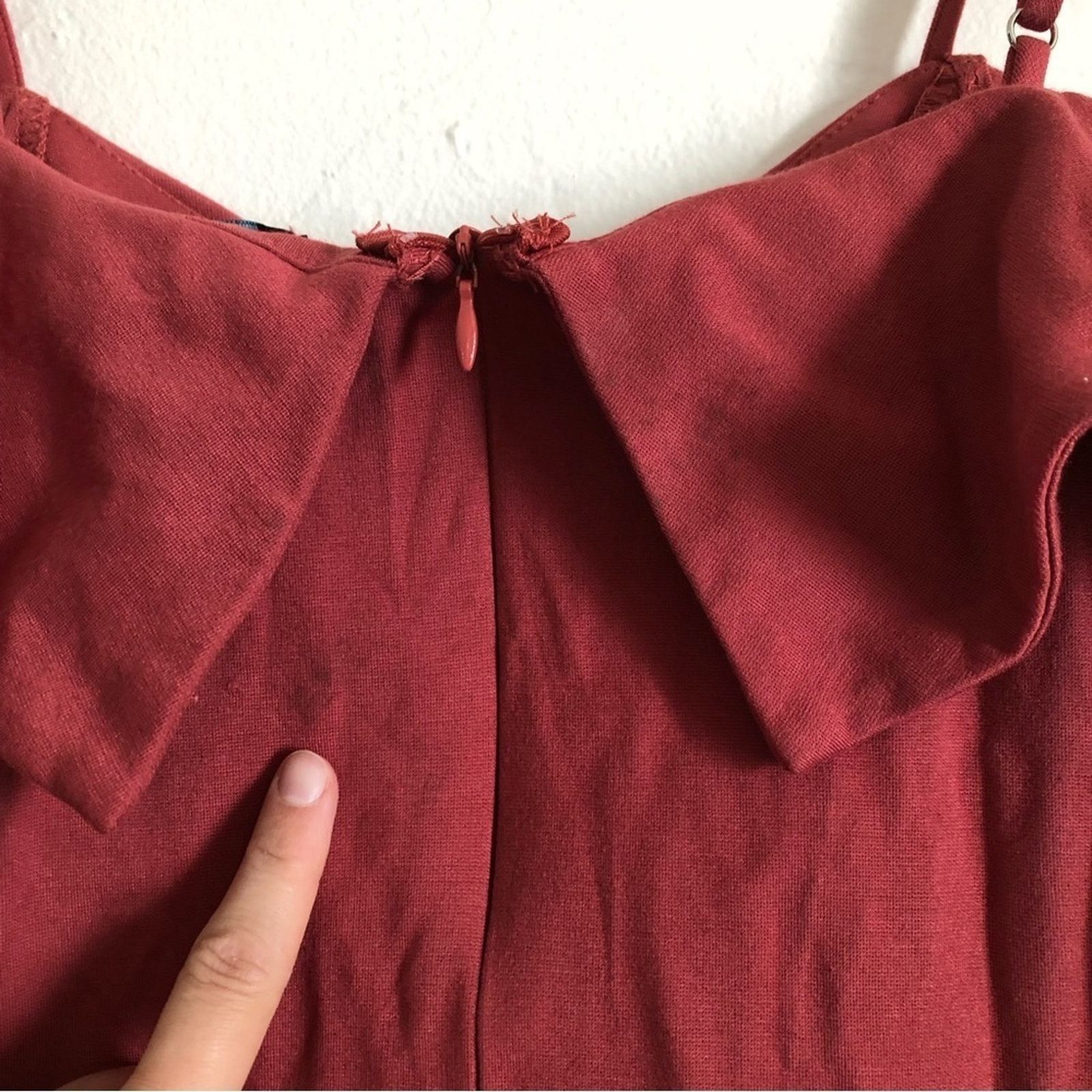 Nordstrom NWT Soprano by Nordstrom Baroque Red Bodycon Mini Dress Size M / US 6-8 / IT 42-44 - 5 Thumbnail