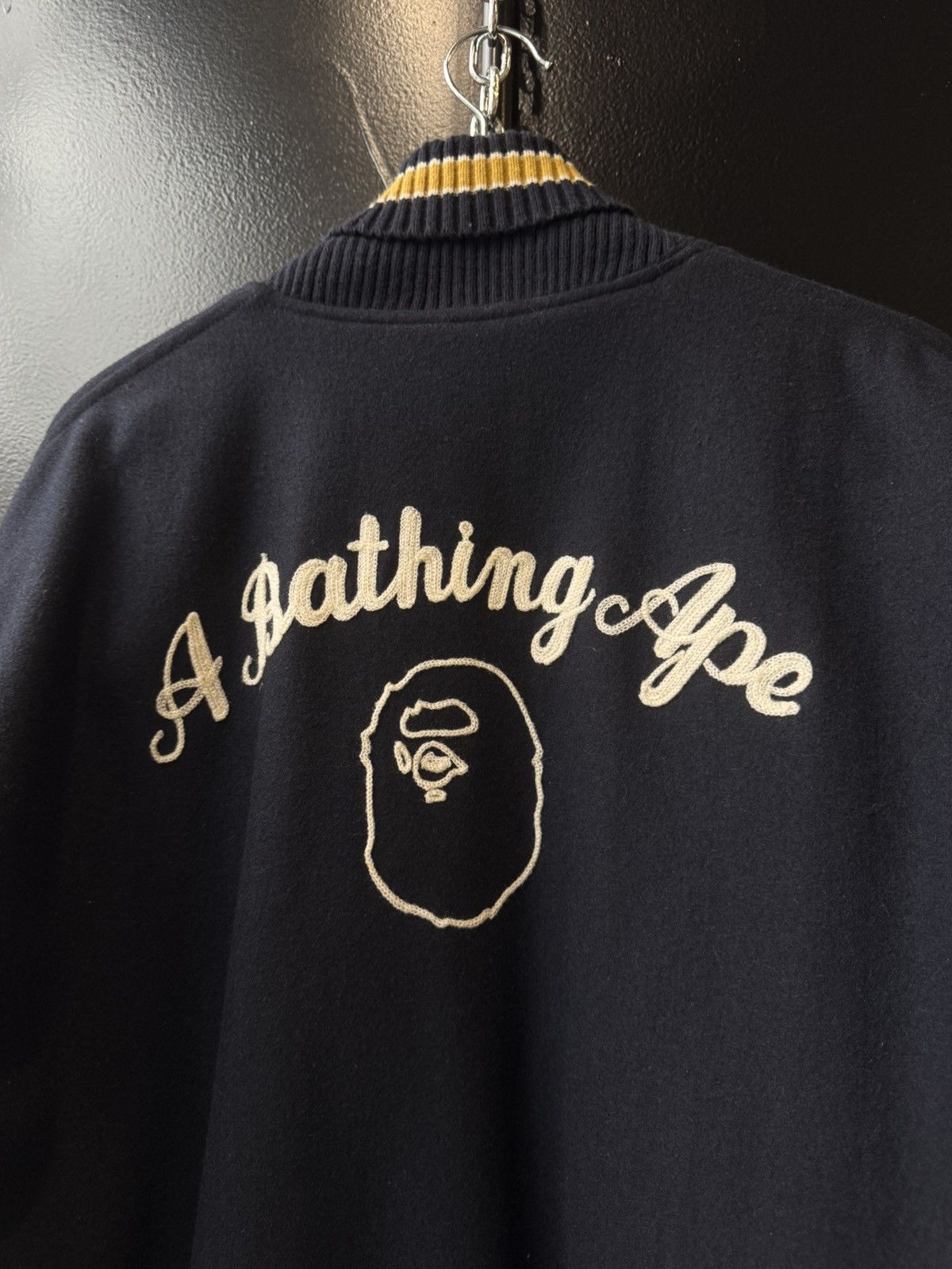 Bape SUPER RARE 5/100 VINTAGE 1997 BAPE VARSITY JACKET Size US L / EU 52-54 / 3 - 4 Thumbnail