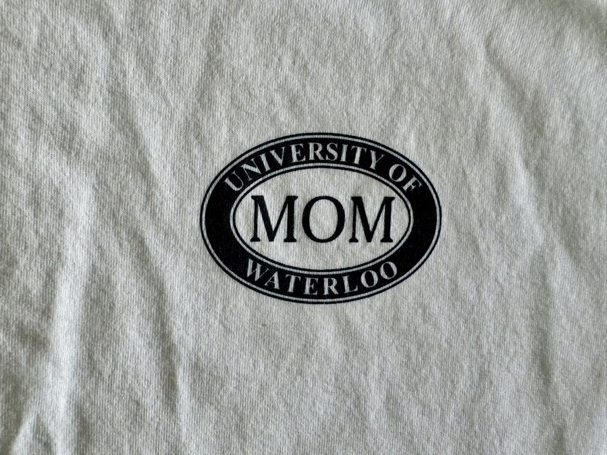 Vintage Waterloo University “MOM” Hotline Vintage T-Shirt Size US M / EU 48-50 / 2 - 3 Thumbnail