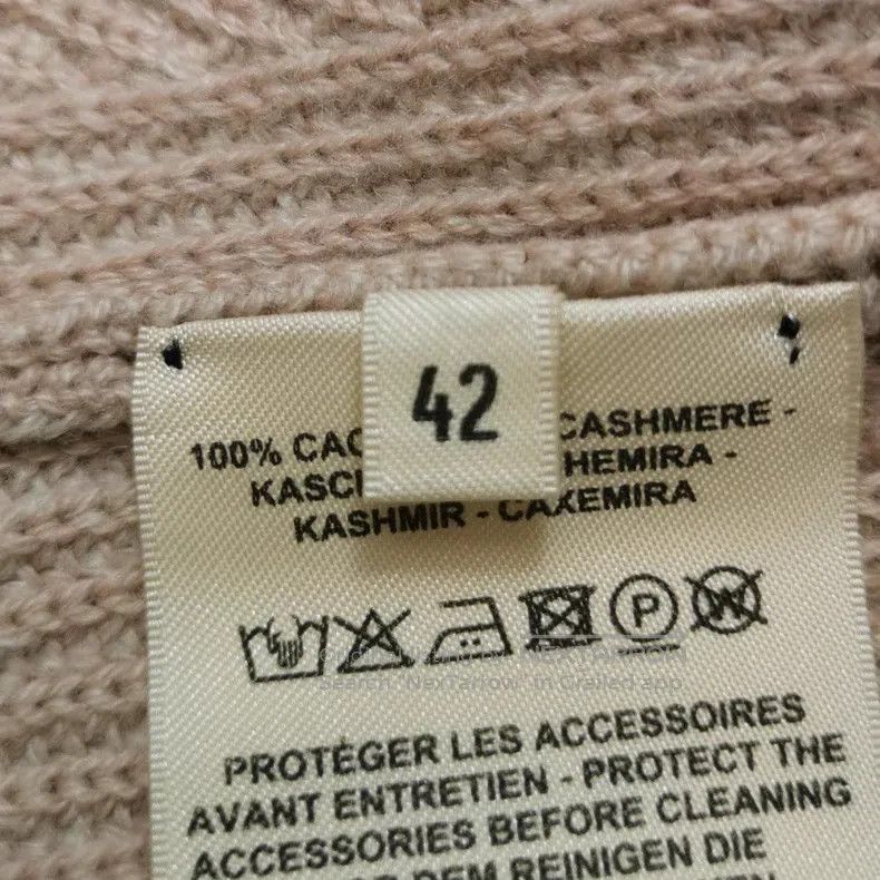Hermes Hermes Cashmere Solid Color Tie Front Knit Top Size M / US 6-8 / IT 42-44 - 7 Thumbnail