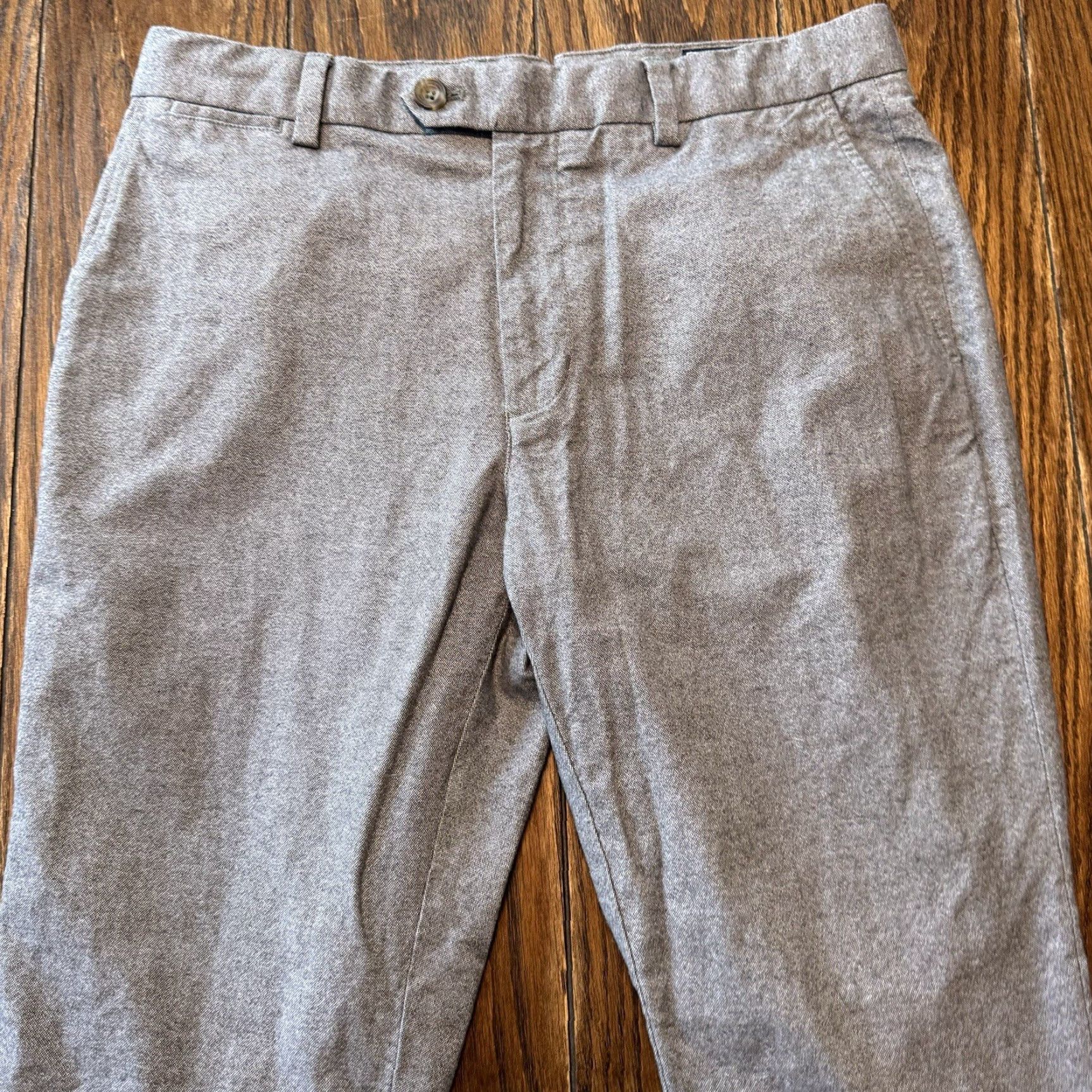 Vineyard Vines Vineyard Vines Burgee Pant 33x32 Modern Stretch Casual Gray Classic Pants Regular Men Size US 33 - 3 Thumbnail