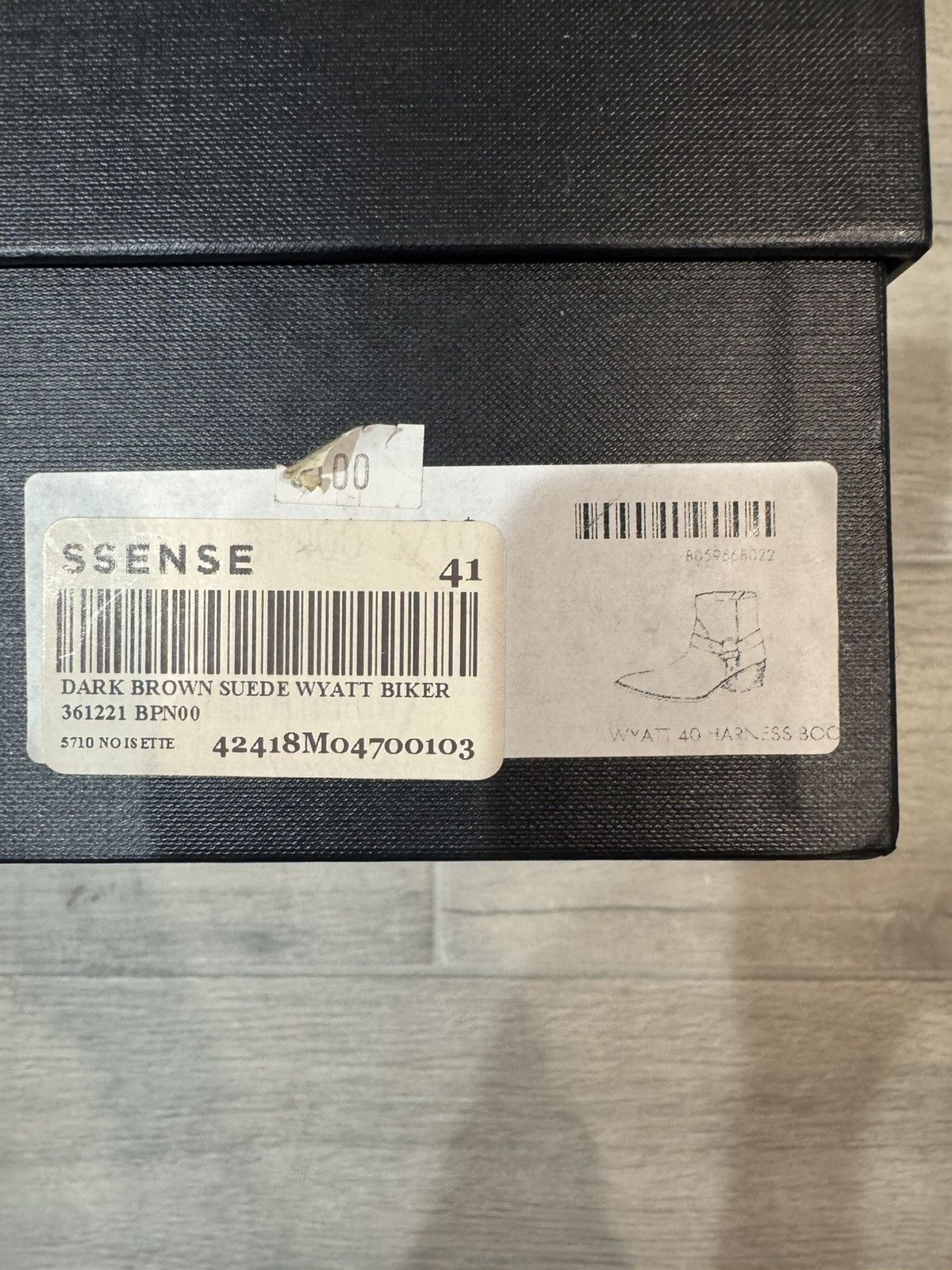 Saint Laurent Paris × Yves Saint Laurent SLP Wyatt Size US 8 / EU 41 - 9 Thumbnail