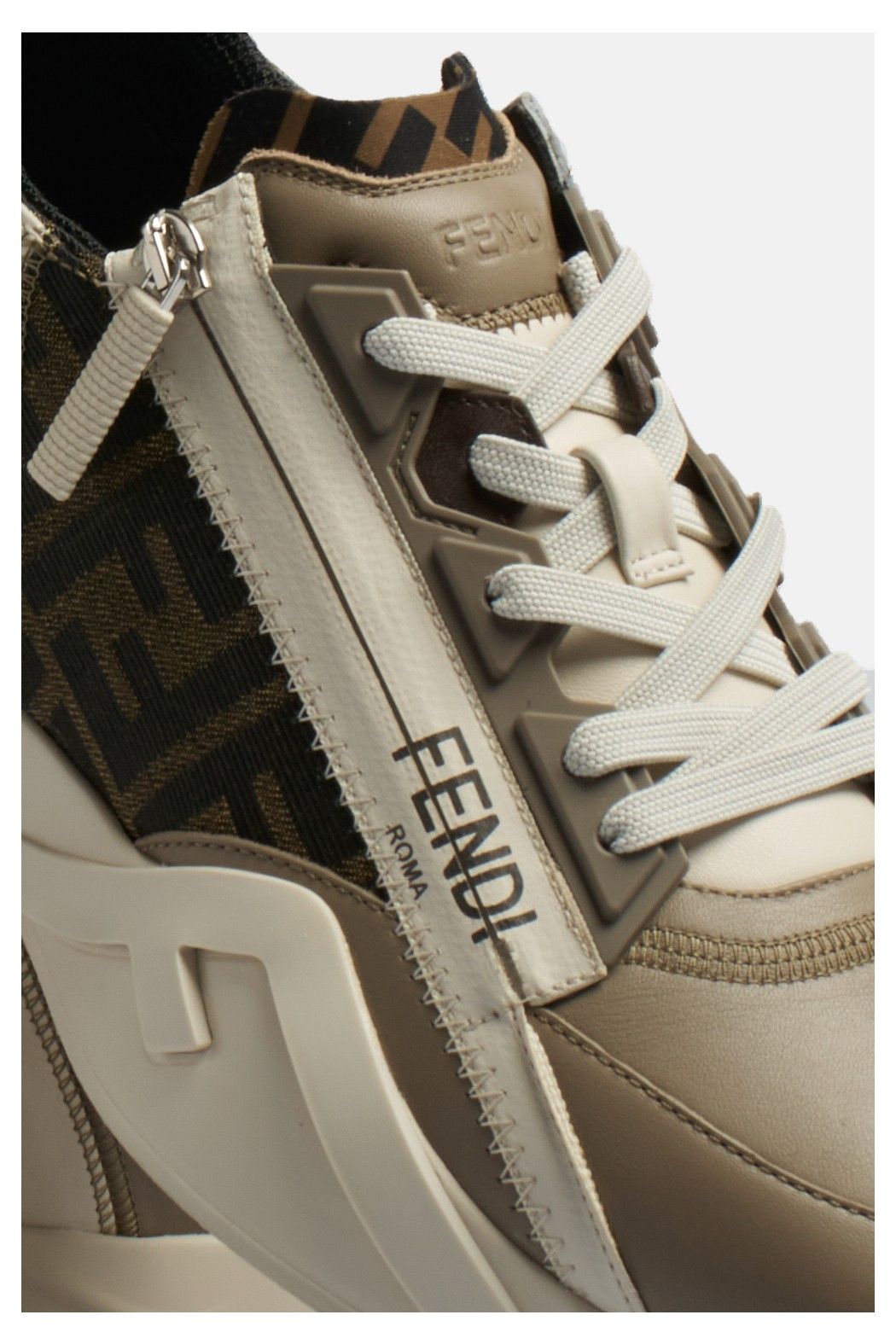 Fendi o1w1db10425 Flow Sneakers in Multicolor Size US 12 / EU 45 - 4 Thumbnail