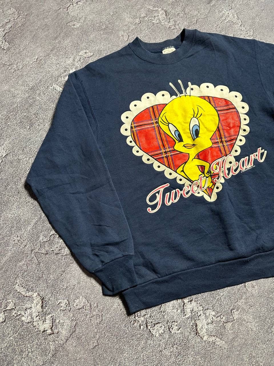 Vintage × Warner Bros Vintage Tweet Heart 1996 Sweatshirt Warner Bros. Size US M / EU 48-50 / 2 - 5 Thumbnail