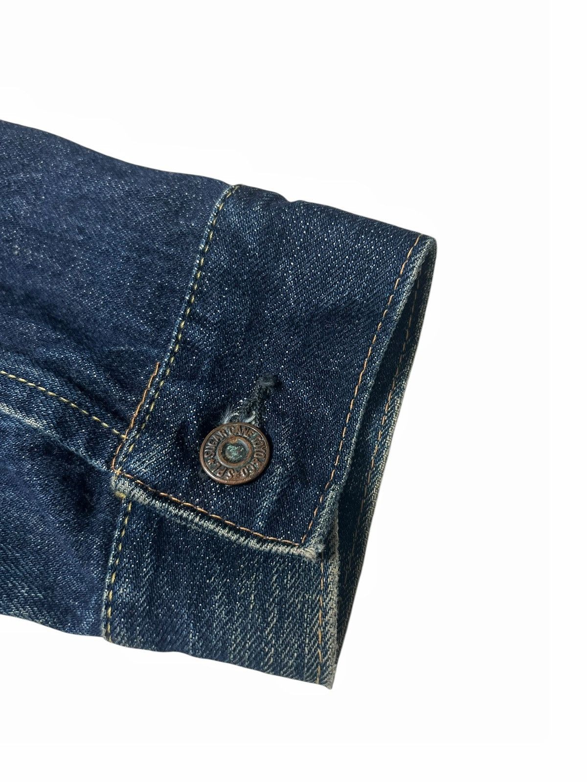Sugar Cane × Toyo Enterprises Sugarcane 14.25Oz Denim Trucker Jacket Type 3 Model 1962 Size US M / EU 48-50 / 2 - 13 Thumbnail