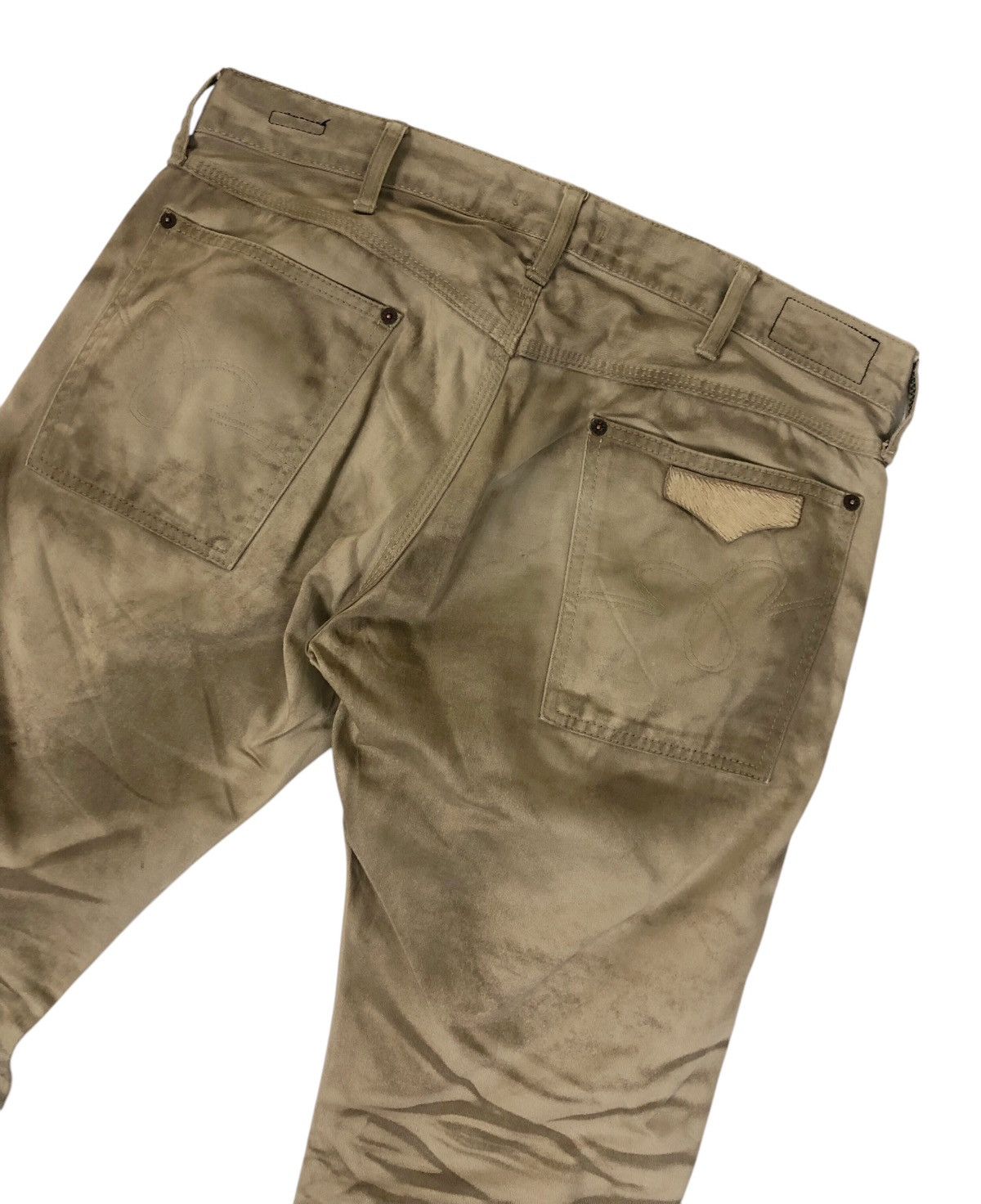 Japanese Brand Flare Blue Ways Rusty Washed Casual Pants Size US 34 / EU 50 - 12 Thumbnail