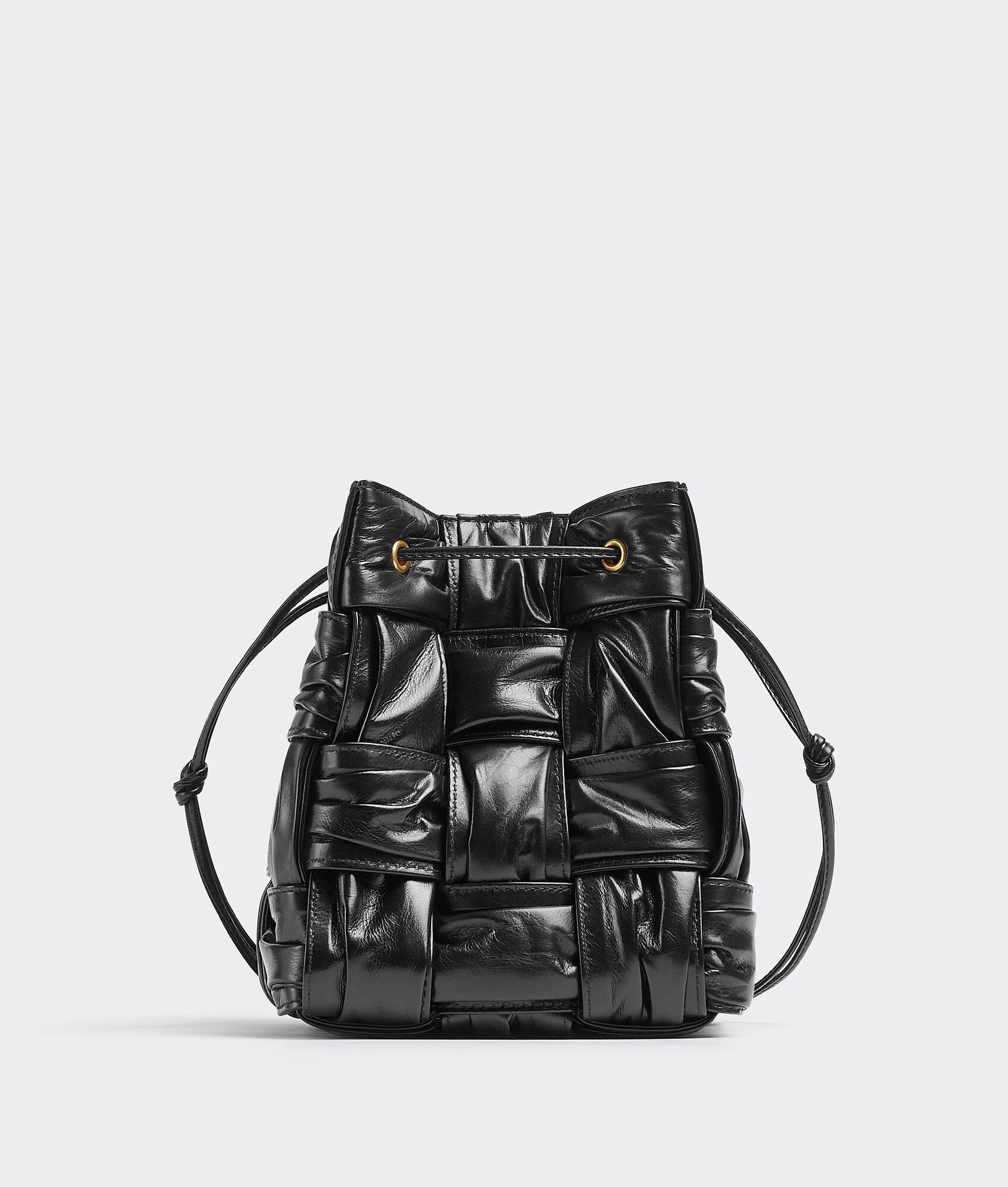 Bottega Veneta o1n1vont0325 Size: OS / Small Cassette Bucket Bag in Black Size ONE SIZE - 1 Thumbnail