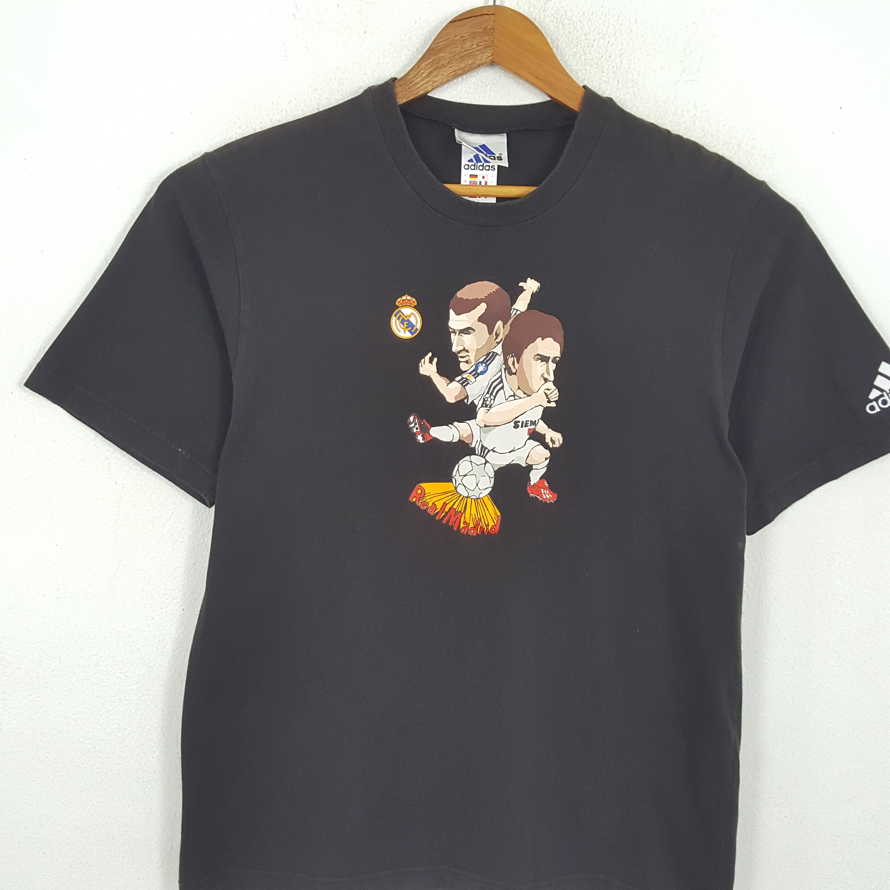 Adidas × David Beckham × Vintage Vintage ADIDAS REAL MADRID Spanish Football Club Promo Tees Size US L / EU 52-54 / 3 - 2 Thumbnail