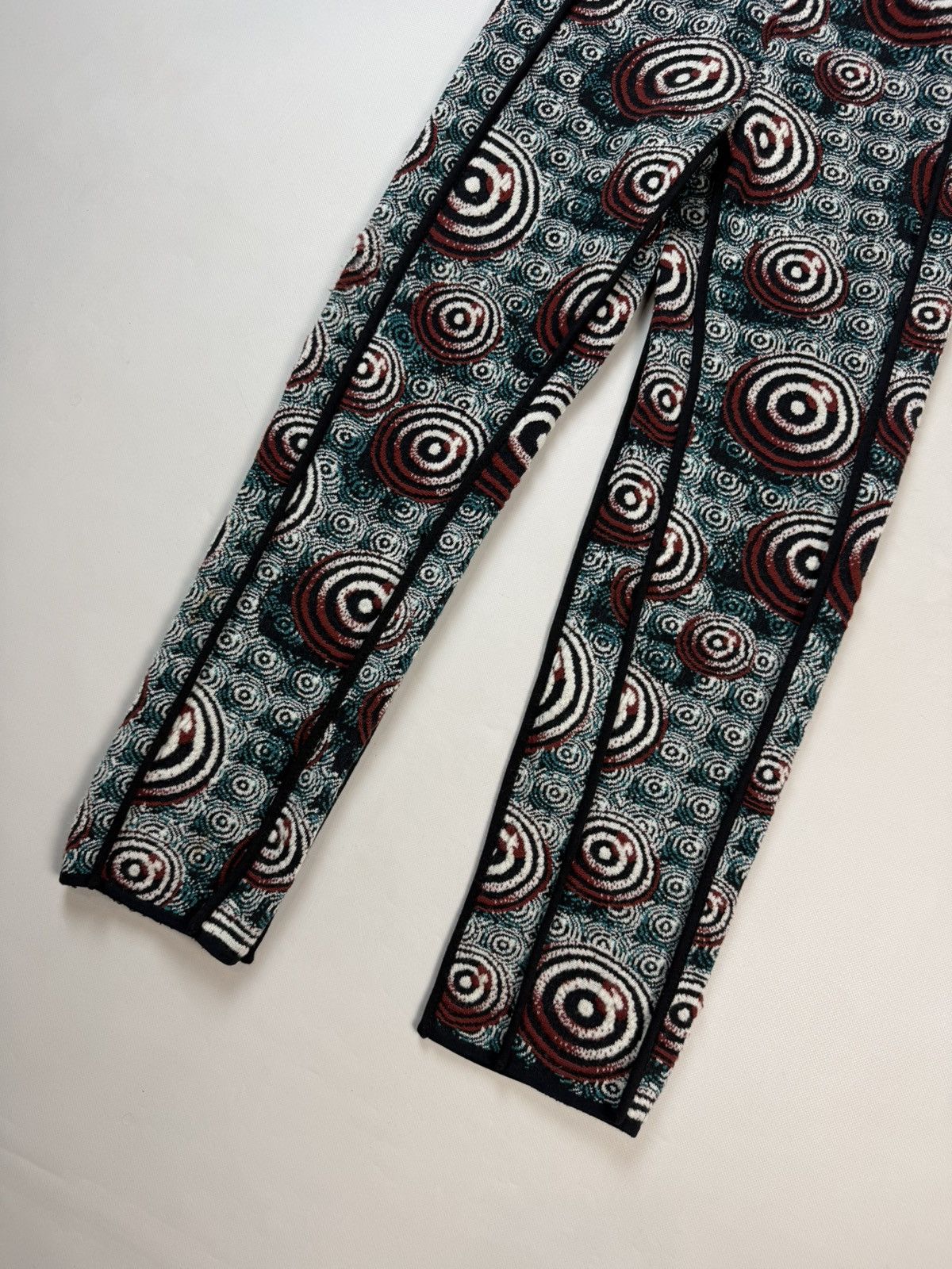 Jean Paul Gaultier Gaultier FW1996 Vintage OP Print Spiral Wool Pants Trousers Size 30" / US 8 / IT 44 - 3 Thumbnail