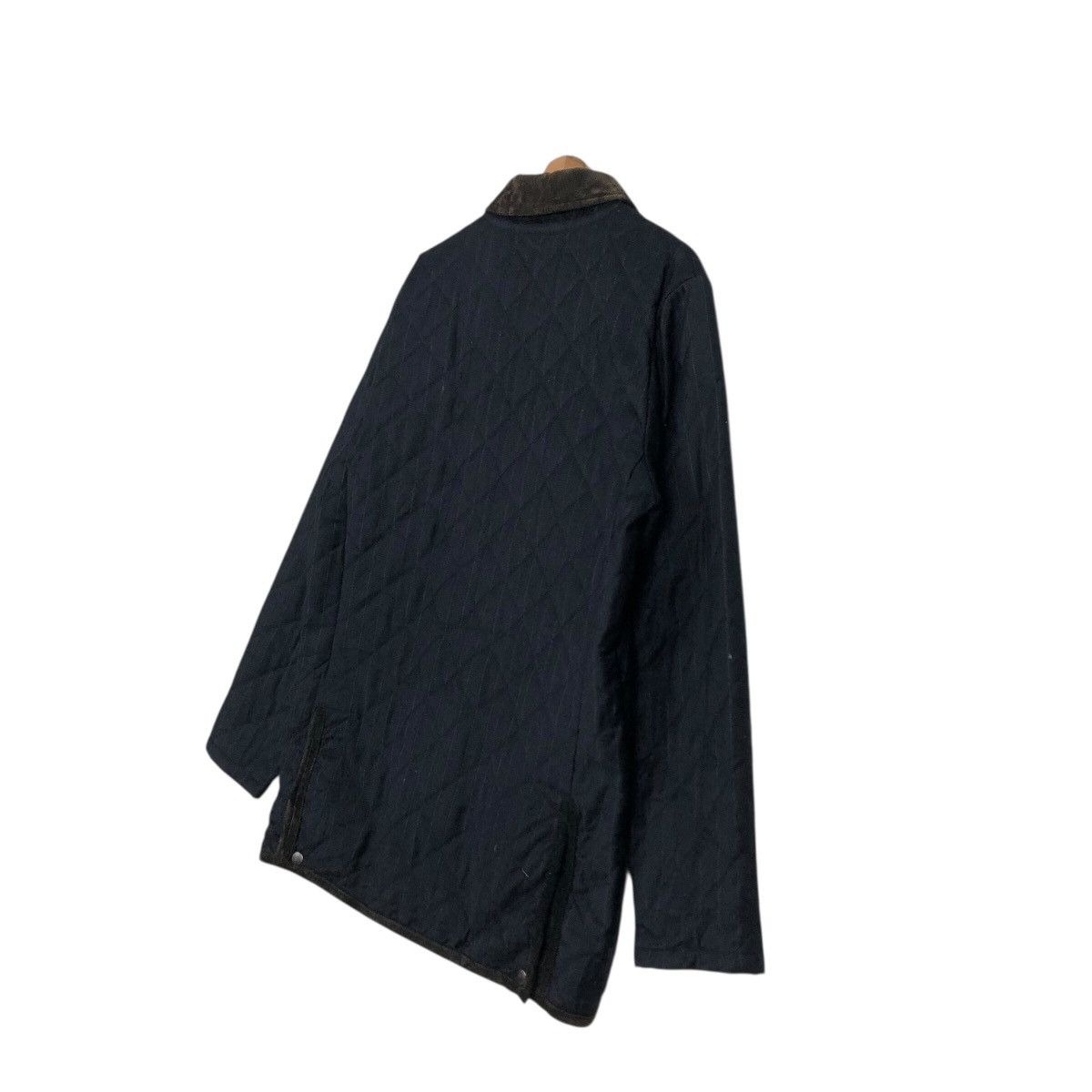 Mackintosh Men’s Quilted Coat with Button Front and Corduroy Collar Size US M / EU 48-50 / 2 - 12 Thumbnail