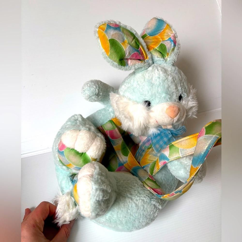 Designer Vintage Easter Plushie Rabbit Basket Size ONE SIZE - 1 Thumbnail