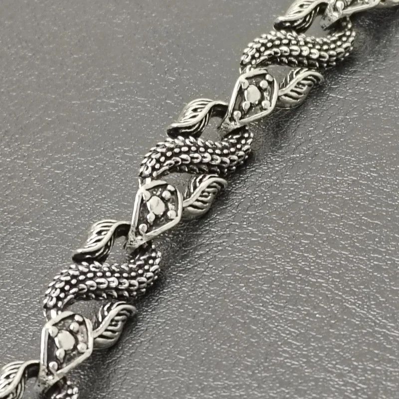 Jewelry Dragon Head Punk Pants Chain Silver Size ONE SIZE - 2 Thumbnail