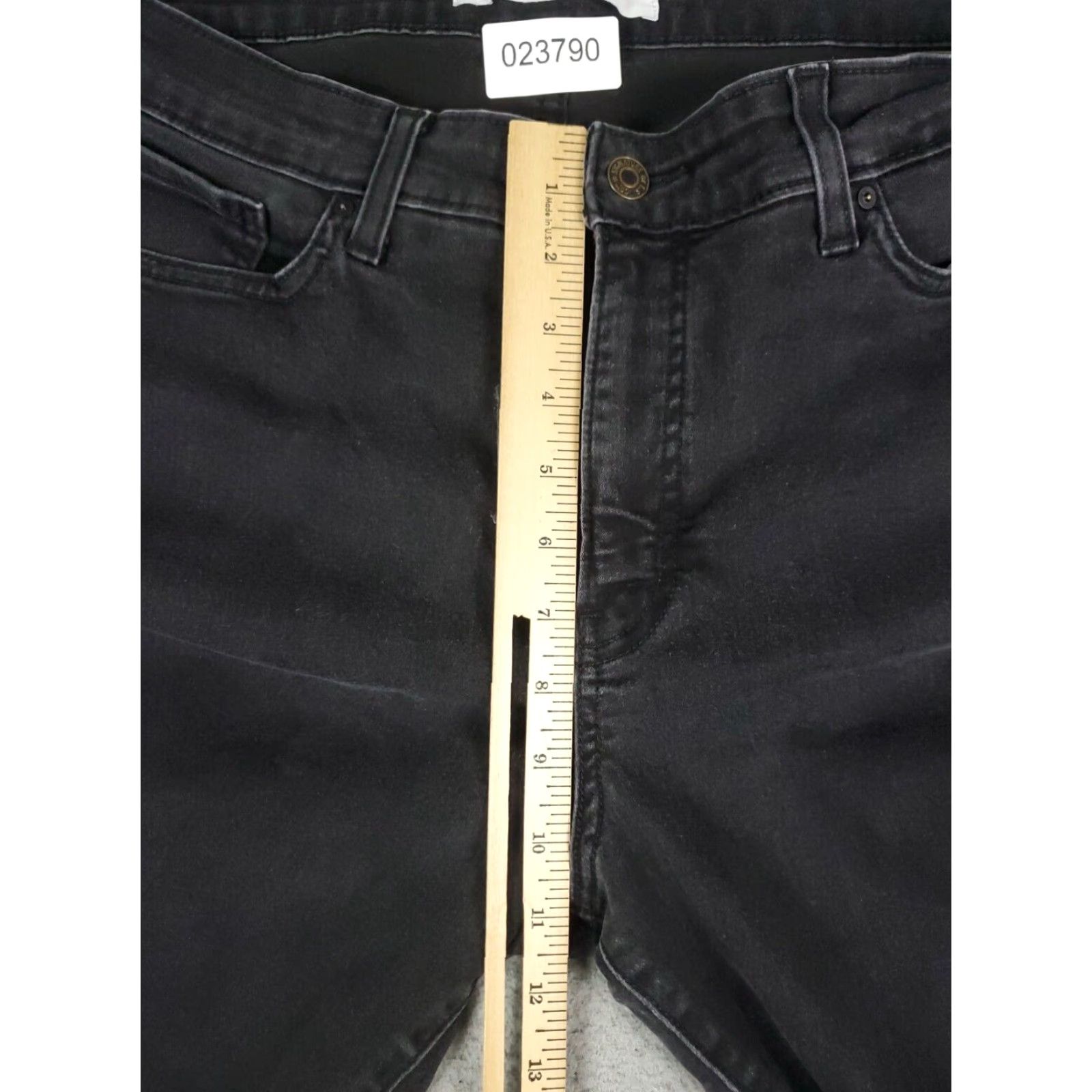 Levi's Levi's Jeans Women's Straight Denim Pants Size 34x28 Black Regular Fit 5-Pocket Classic Size 24" / US 00 / IT 34 - 3 Thumbnail