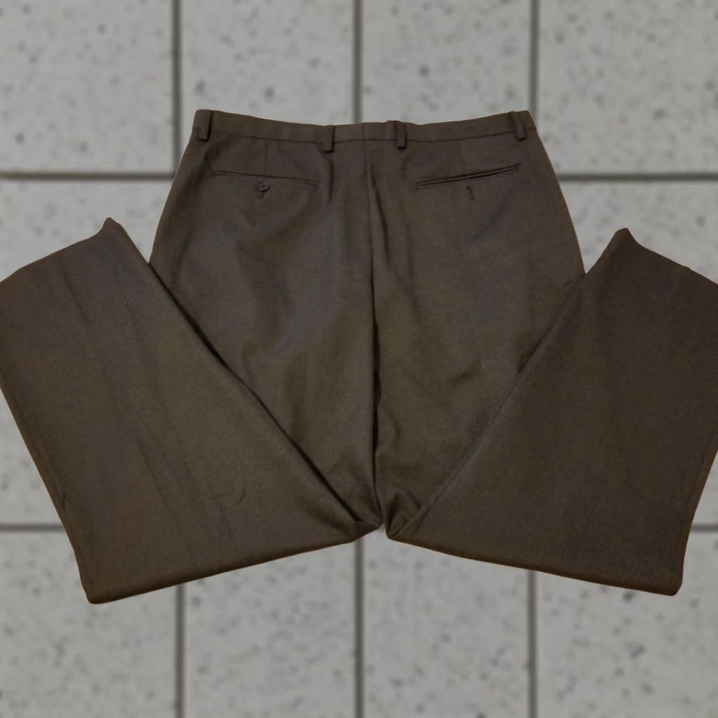 Banana Republic Mens Banana Republic Dress Pants - 36x30 Black Khaki Slack Chino Trouser Size US 36 / EU 52 - 1 Thumbnail
