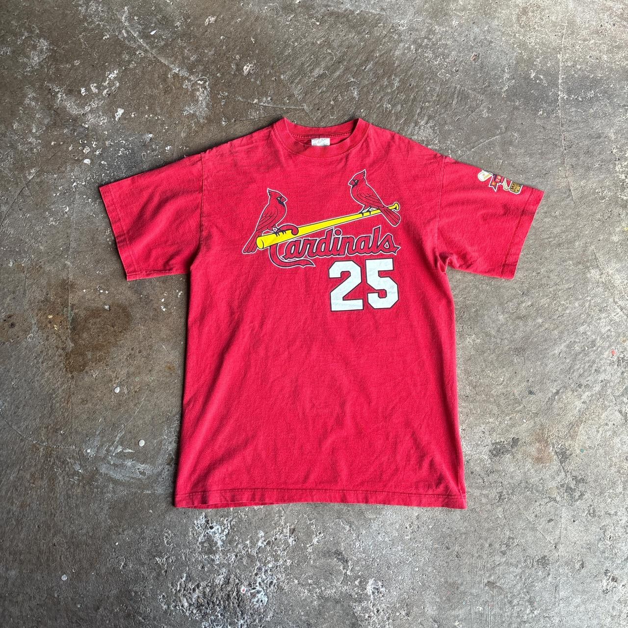 Majestic 1998 St Louis Cardinals Red ‘McGwire’ MLB Baseball T-Shirt Size US M / EU 48-50 / 2 - 1 Thumbnail