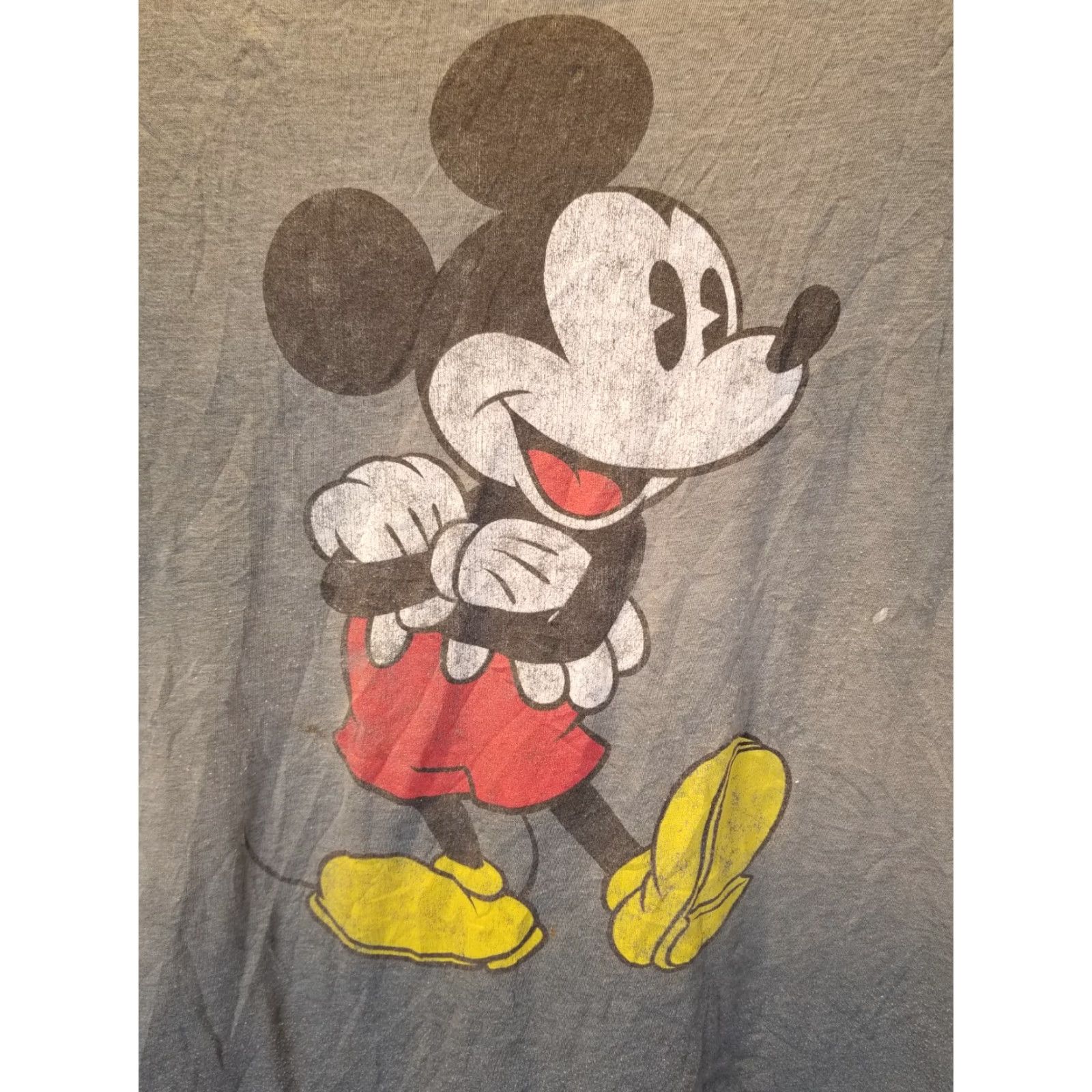 Disney VINTAGE Disney Mickey Mouse Gradient Sun Faded Paper Thin T-Shirt SZ LARGE T-Shirt Crew Neck Short Sleeve Cotton Blue Mens Size US L / EU 52-54 / 3 - 2 Thumbnail